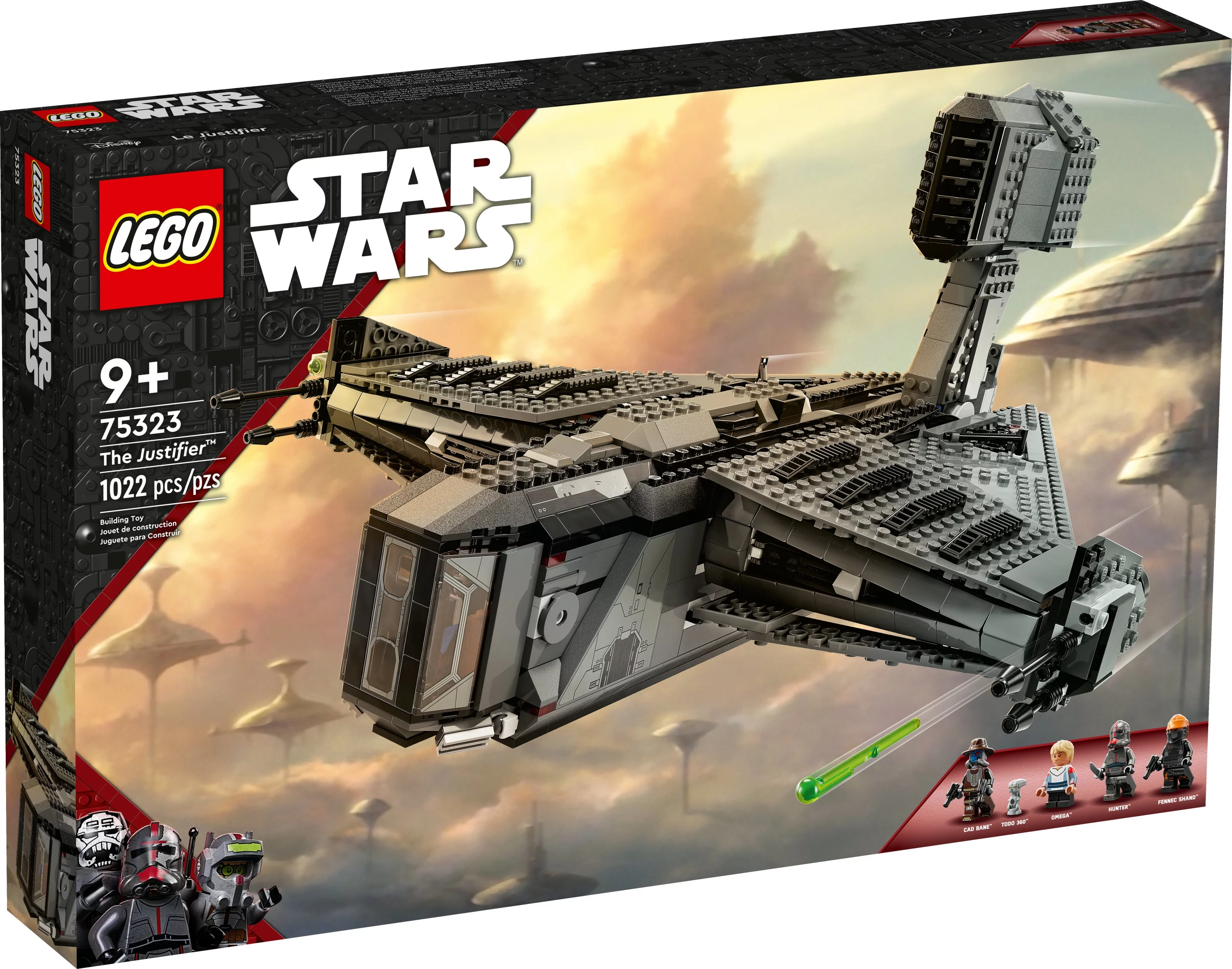 LEGO Star Wars the Justifier 75323, Buildable Starship with Cad Bane Minifigure and Todo 360 Droid