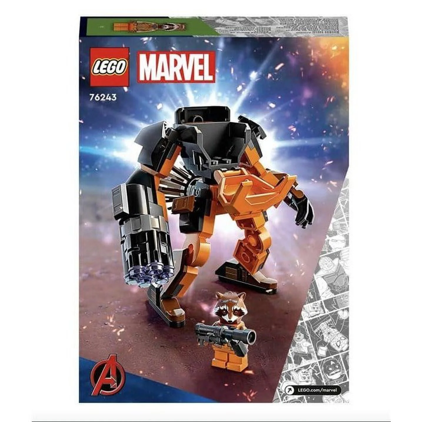 Lego Marvel Rocket Robot Armour 76243