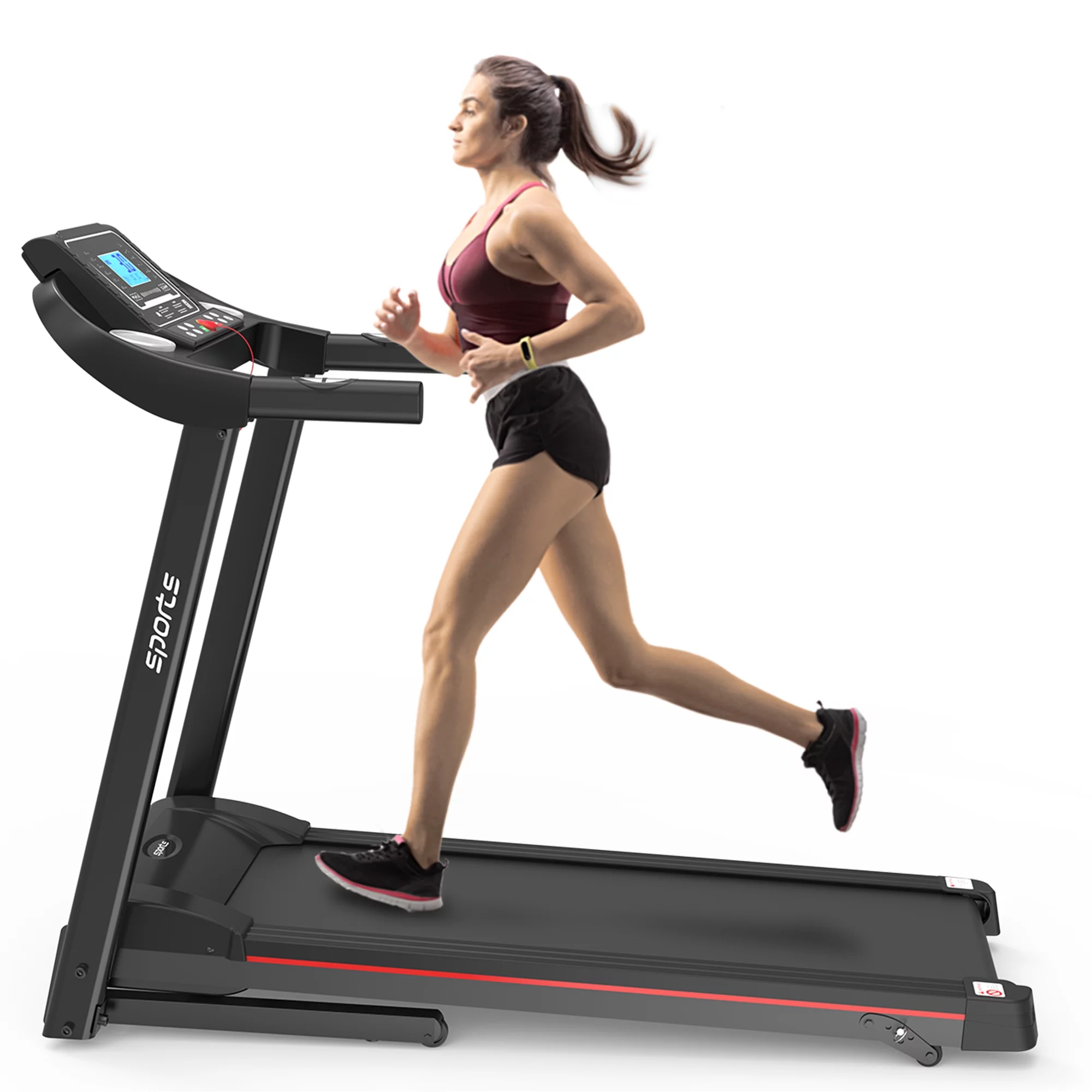 TALEMOHO Foldable Treadmill with Incline and 250 LBS Capacity, 2.0Hp Electric Treadmill for Home Workout,Bluetooth Music