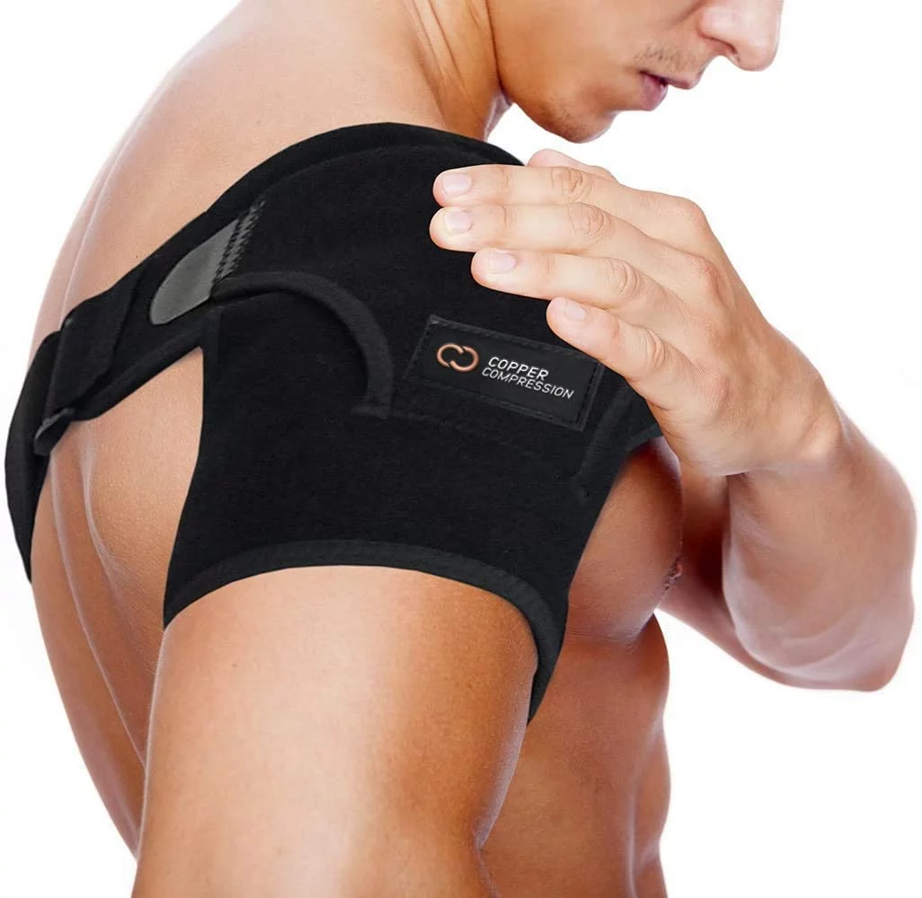 Copper Compression Flexible Recovery Shoulder Brace, One Size Fits Most