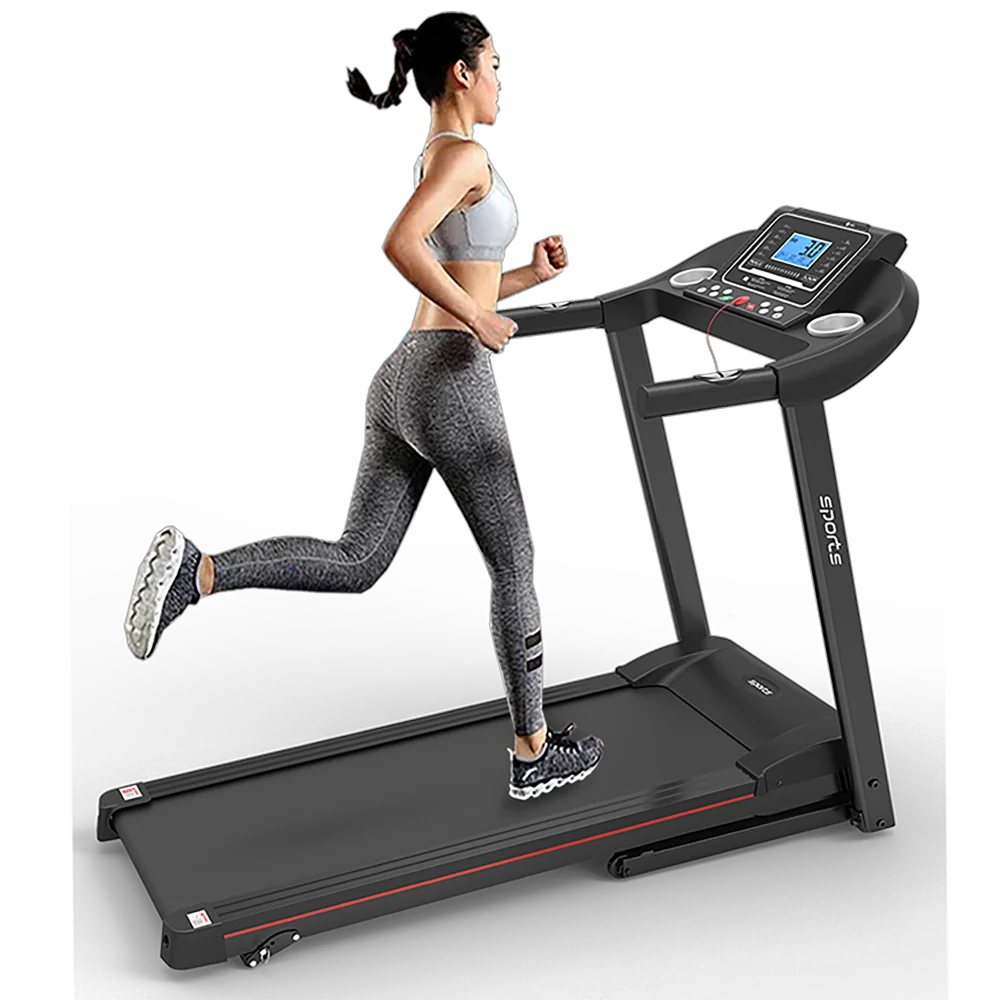 Abrihome Foldable Treadmill with Incline, Folding Treadmill for Home Workout, Electric Walking Treadmill Machine 5″ LCD Screen 250 lb Capacity MP3