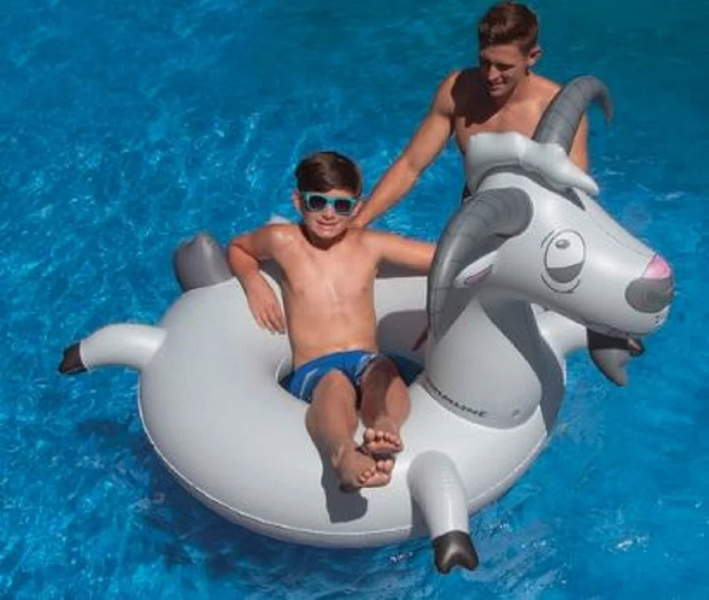 Swimline Goat Inflatable Pool Ring