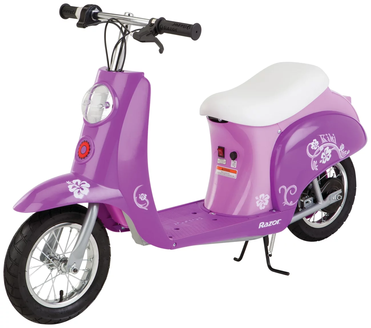 Razor Pocket Mod Miniature Euro-Style Electric Scooter – Kiki Purple, for Kids and Teens Ages 13+