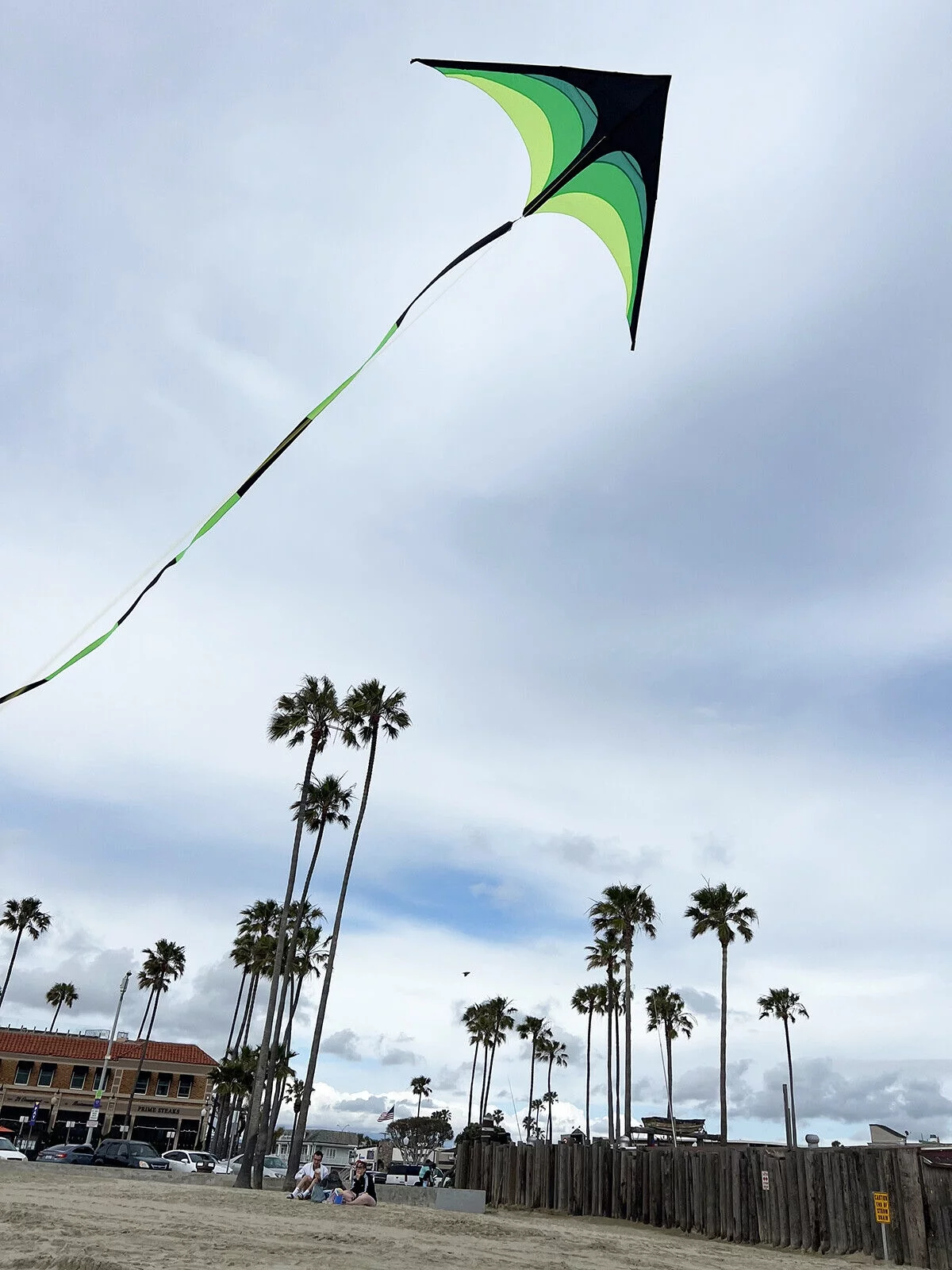 9.2-foot-wide giant kite with 100-foot tail and 328-foot string for children and adults