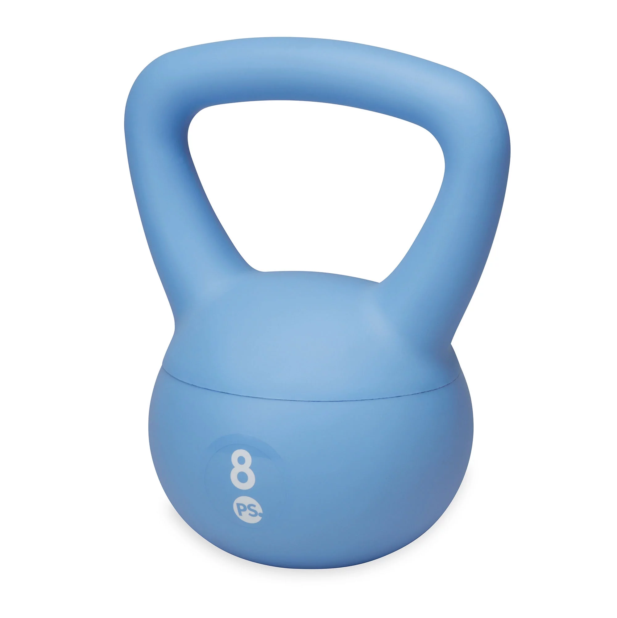 POPSUGAR 8lb Soft-Shell Kettlebell, Periwinkle