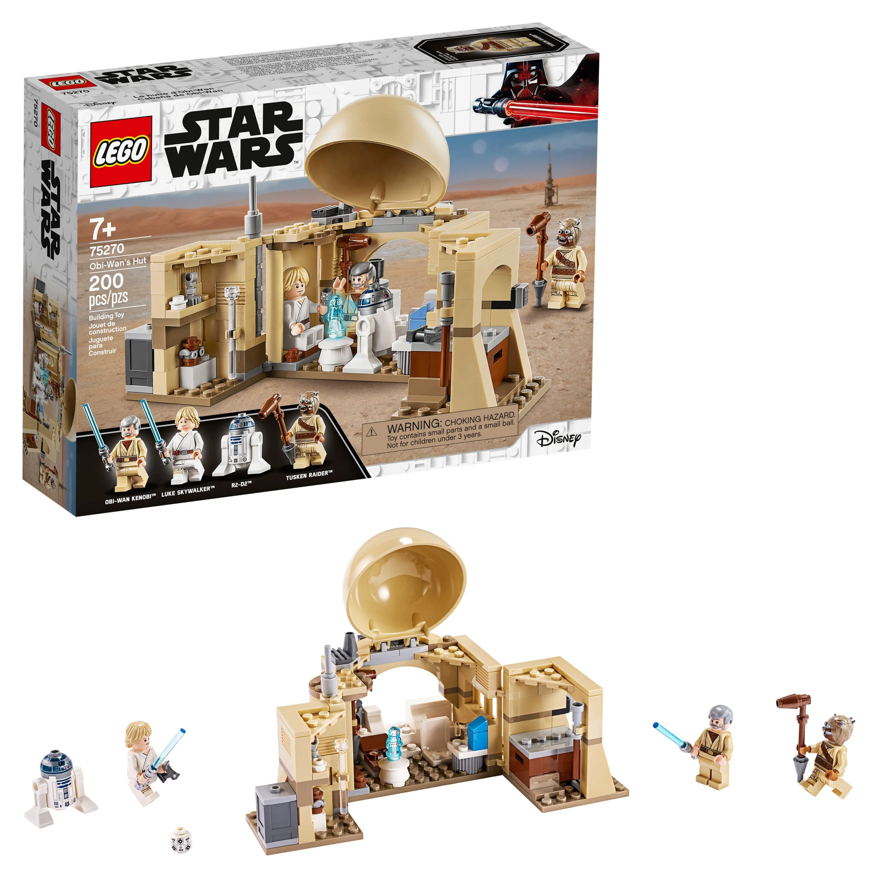 LEGO Star Wars: A New Hope Obi-Wan’s Hut 75270 Adventure Building Toy for Children 7+ (200 pieces)