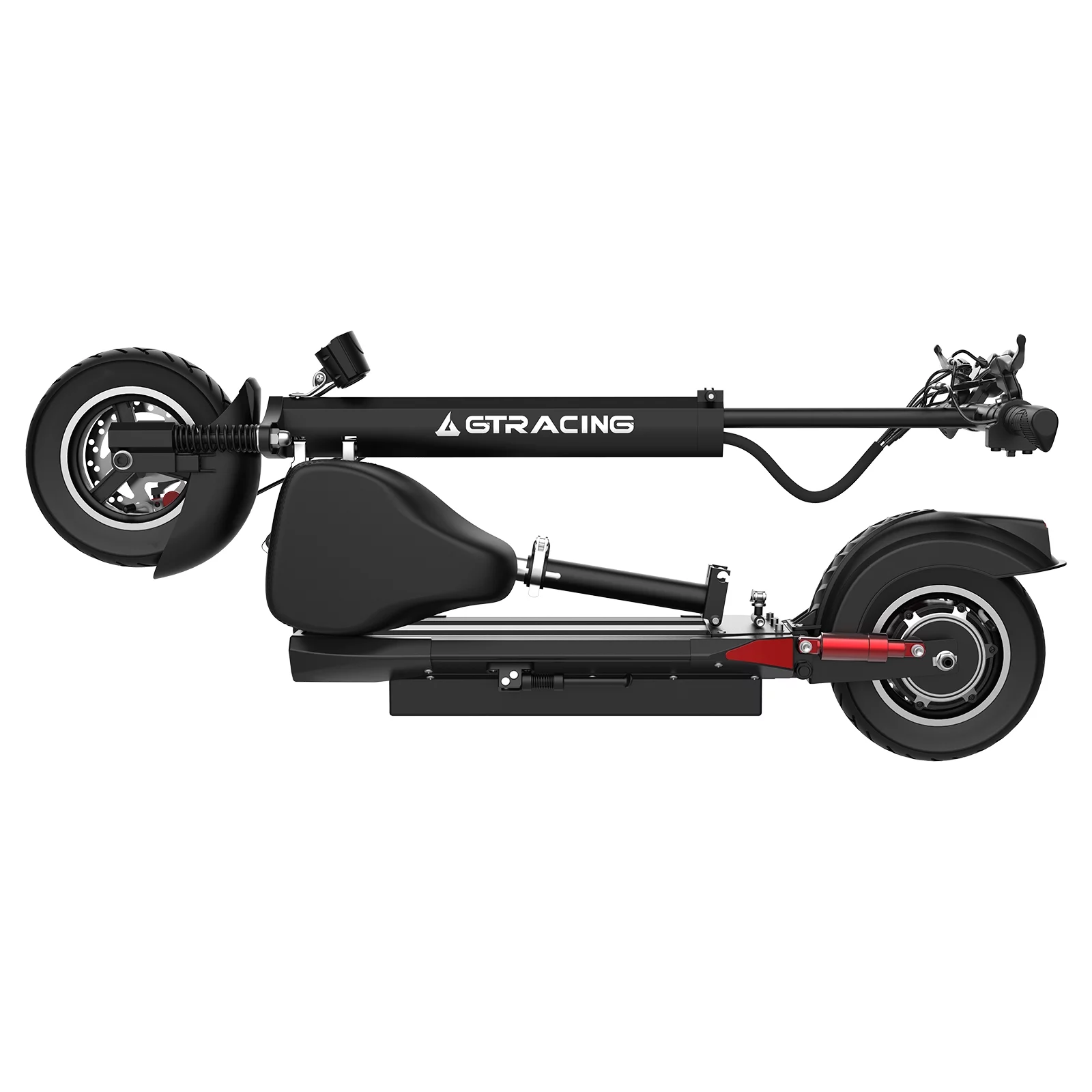 GTRACING Electric Scooter for Adults up to 16Mph&15.5 Miles Range Foldable Lightweight with Seat, X8-Plus