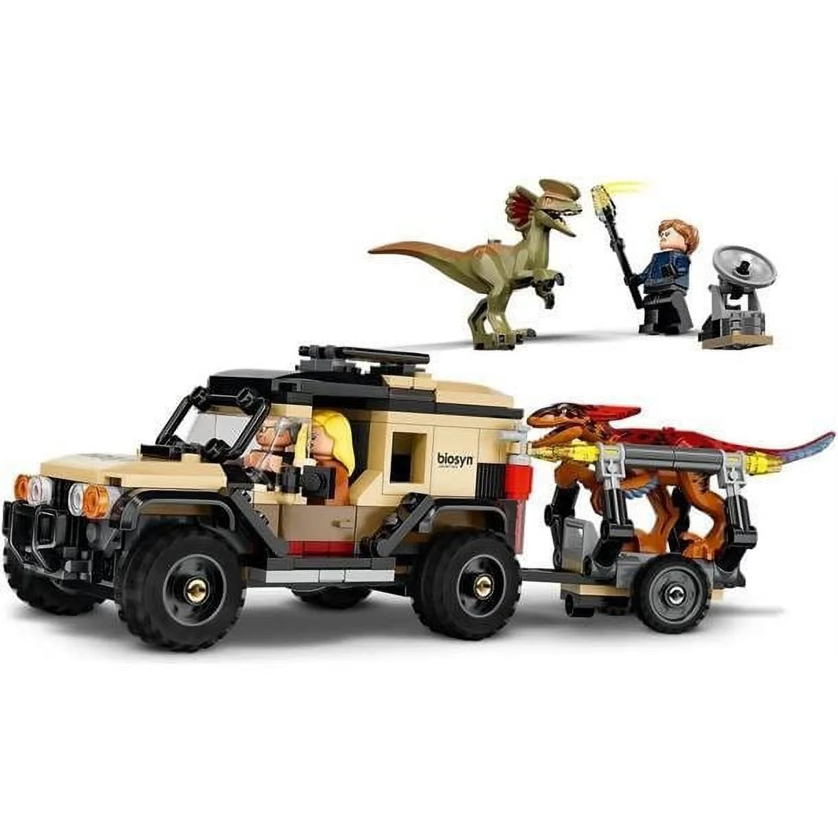 Lego Jurassic World Pyroraptor and Dilophosaurus Transport 76951