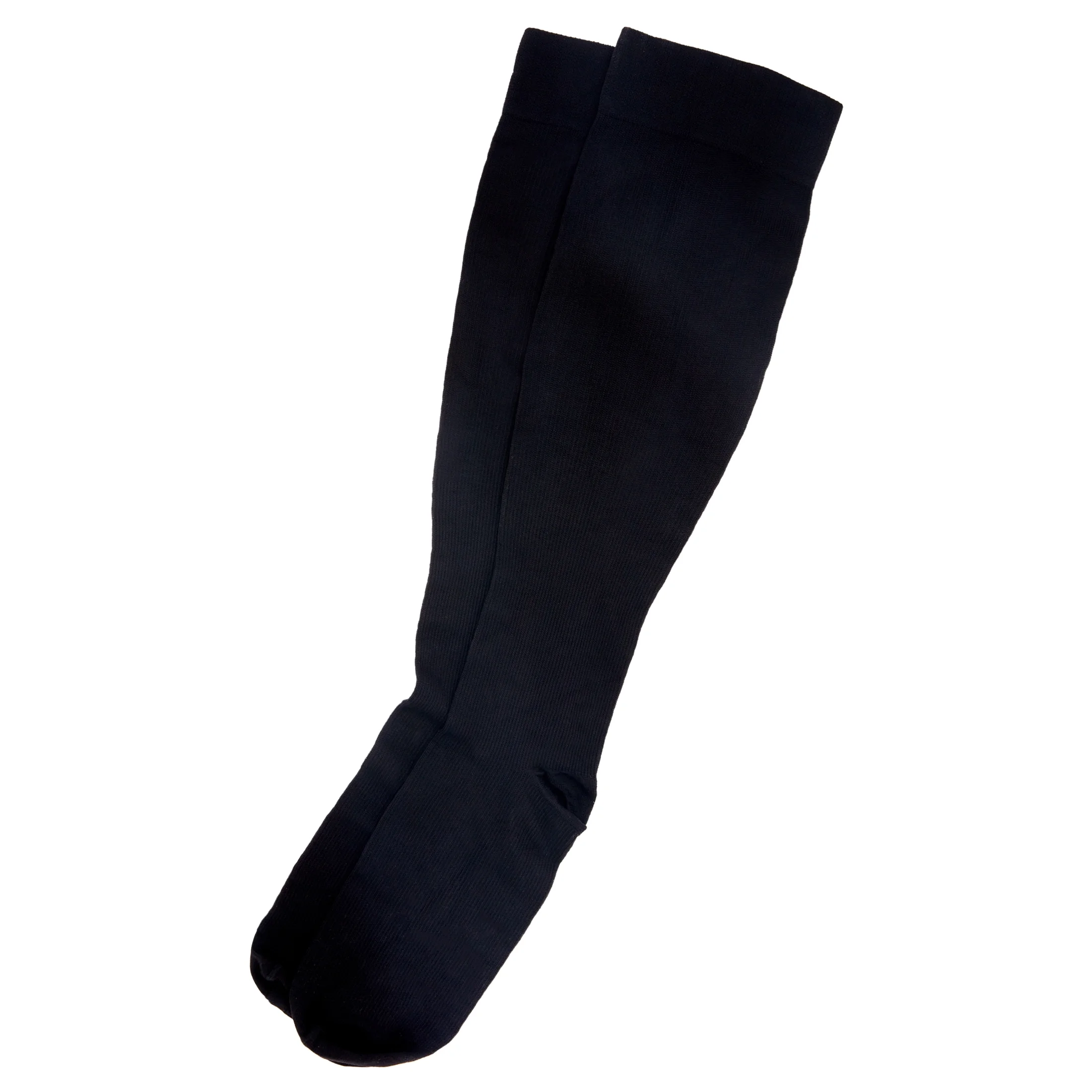 SKINEEZ black l/xl skin-reparative hydrating compression socks for women and men 10-20 mmhg