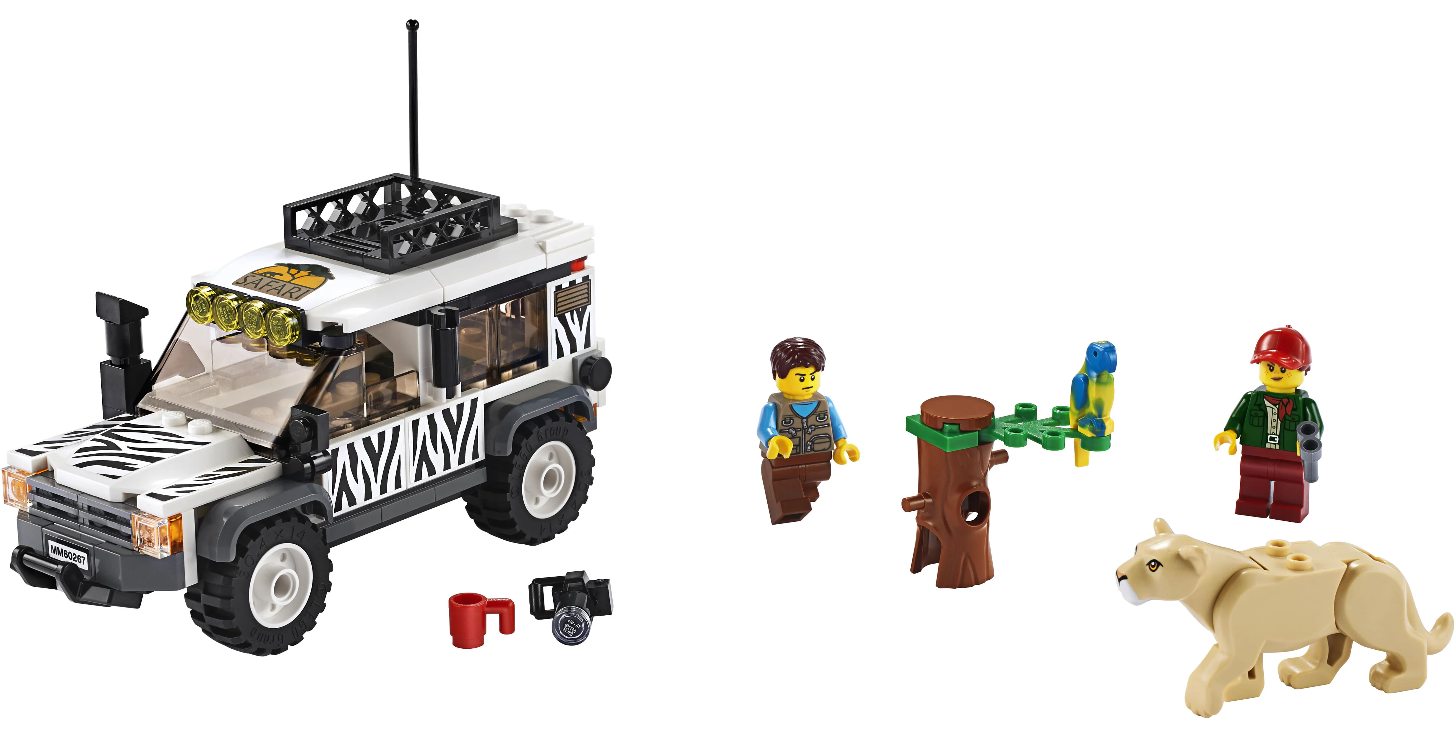 LEGO City Safari Off-Roader 60267 Building Kit for Kids (168 Pieces)