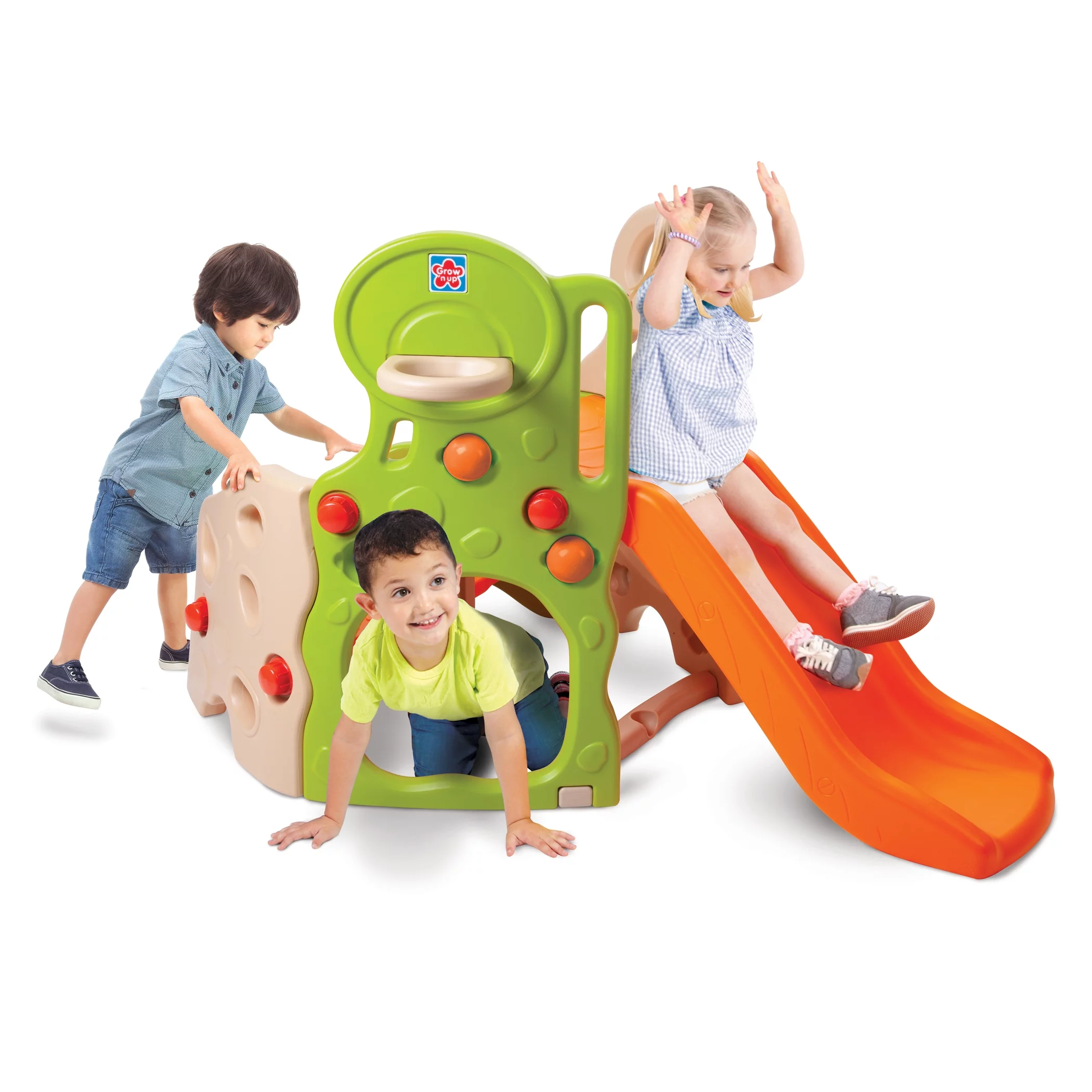 Grow’n up Lil Adventurers Climb & Play Slide for Toddlers Ages 1.5 Years to 4 Years Use Indoor or Outdoor