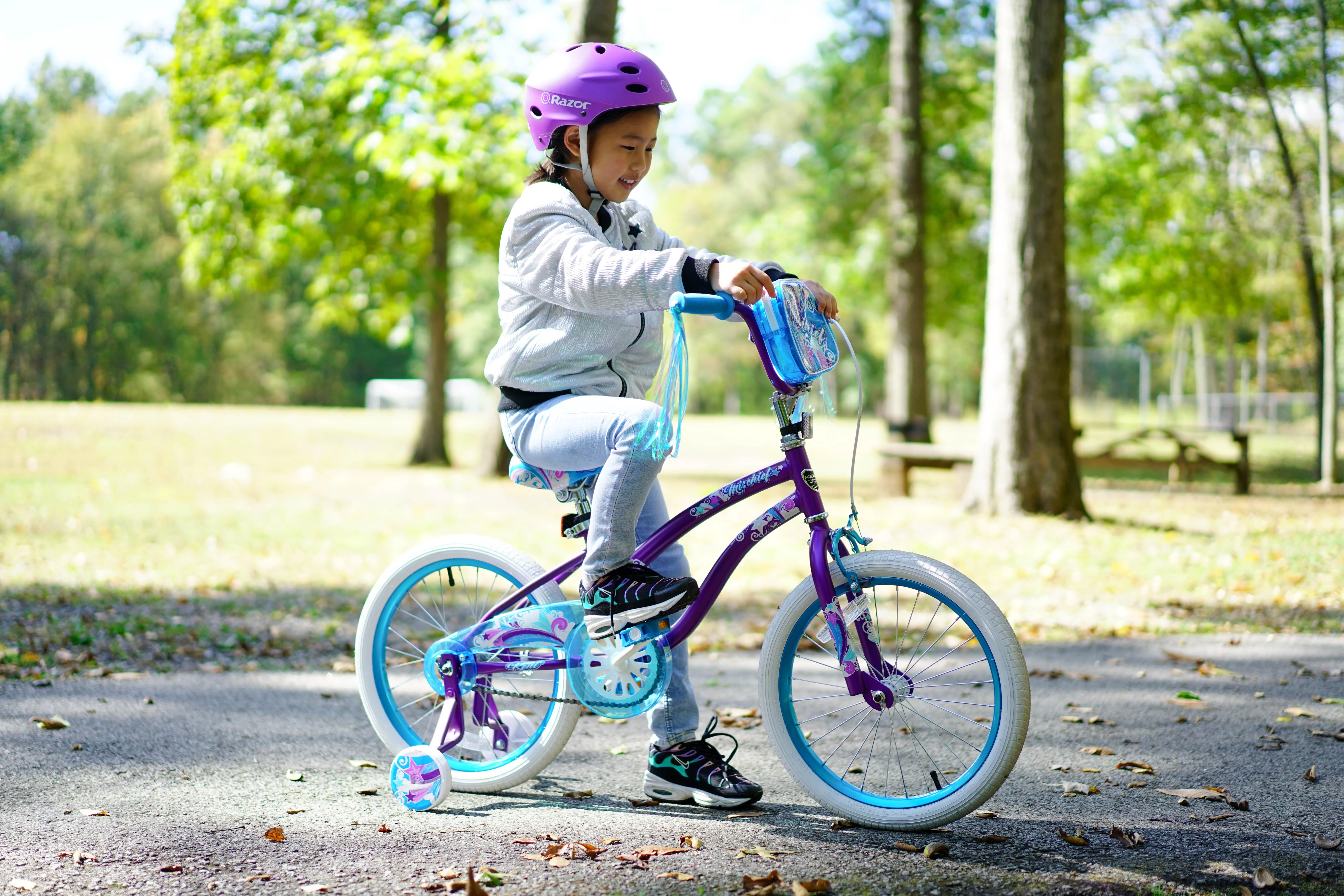 Kent 18″ Girl’s Mischief Child Bike, Purple