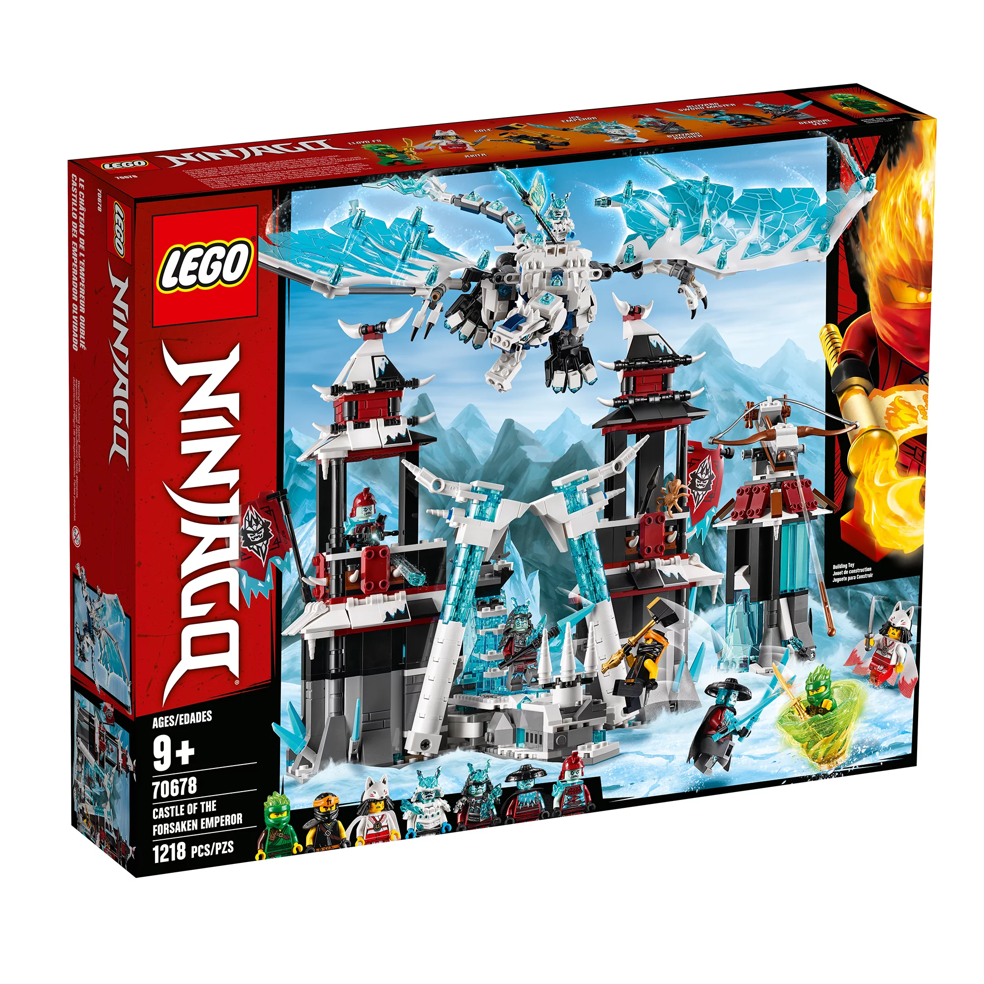 LEGO 70678 NINJAGO Castle of the Forsaken Emperors Building Kit (1,218 Pieces)