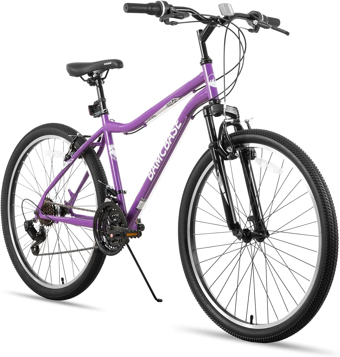 Hiland 26 inch Mountain Bike, Mens Womens MTB with 21 Speeds, Hardtail Bicycle for Adults