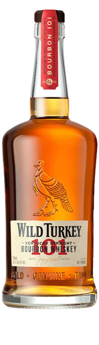 Wild Turkey 101 Bourbon, 750 ml Bottle, 50.5% ABV