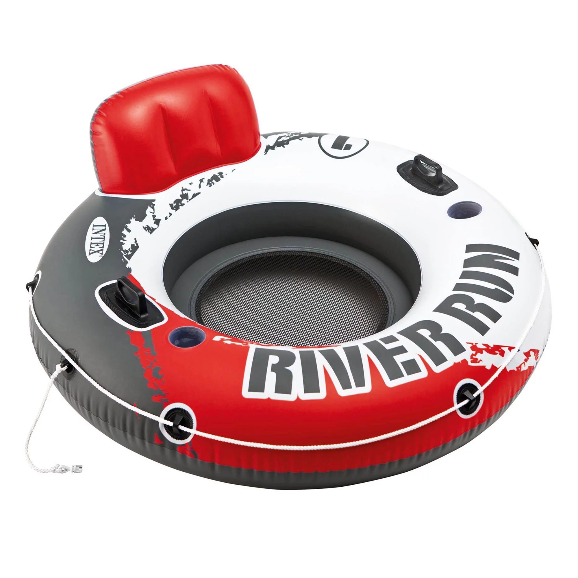 Intex River Run 1 53″ Inflatable Floating Tube Lake Pool Ocean Raft (5 Pack)