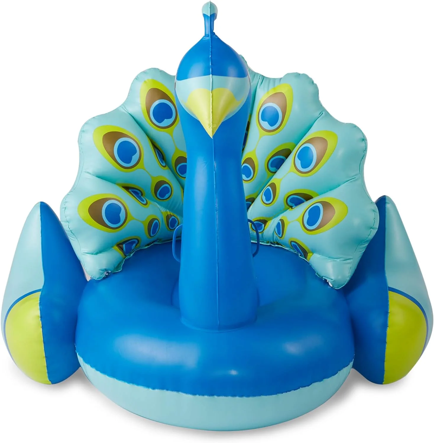 Swimline Vinyl Giant Inflatable Peacock Pool Float