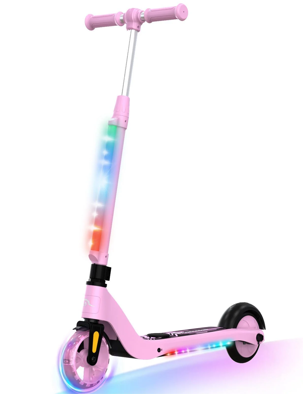 EVERCROSS Electric Scooter for Kids Ages 4+, 5 mph & 40 mins of Ride, LED Colorful Lights, Adjustable Height and Lightweight, Gift for Kids, Blue