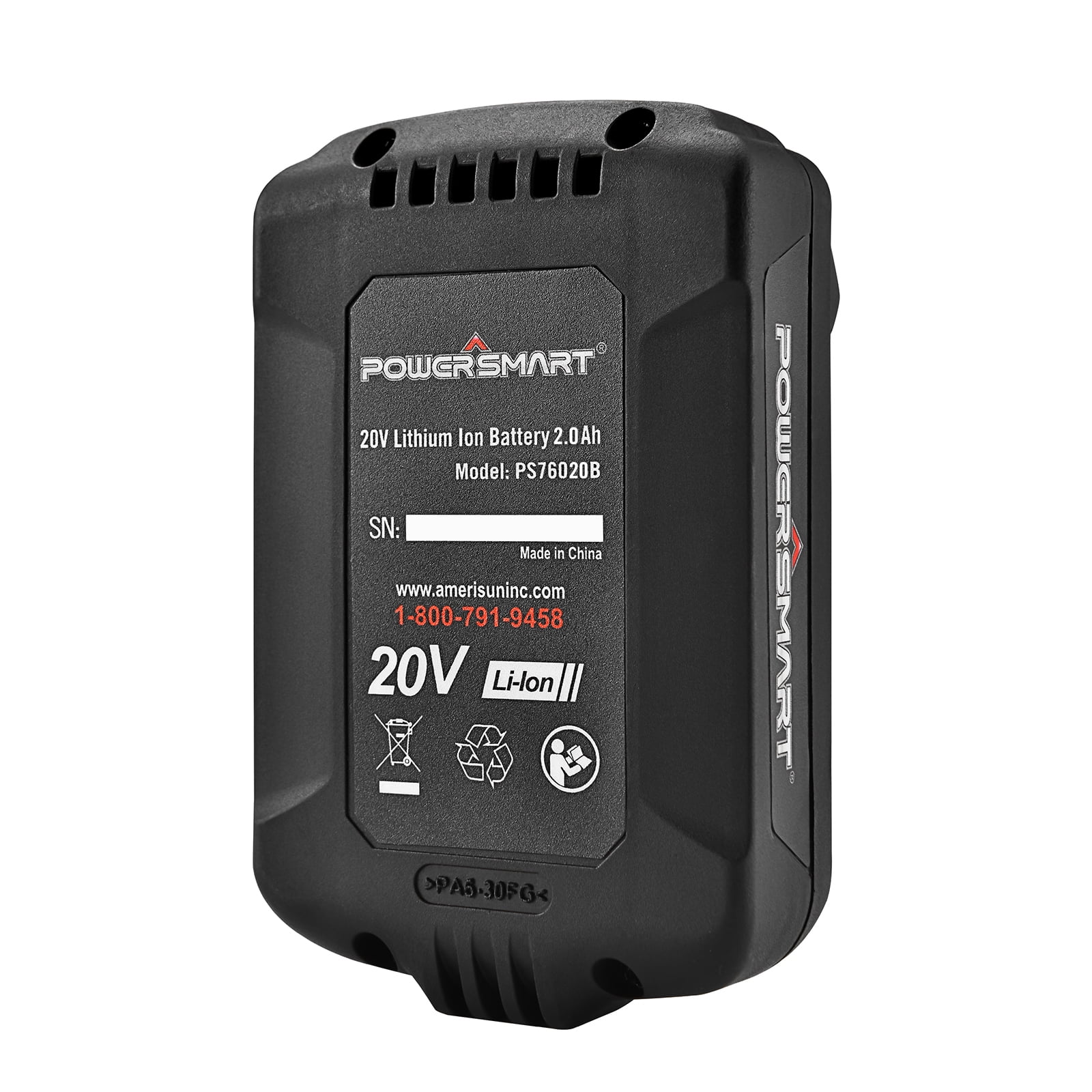 PowerSmart 20V 2.0Ah Lithium-Ion Replacement Battery