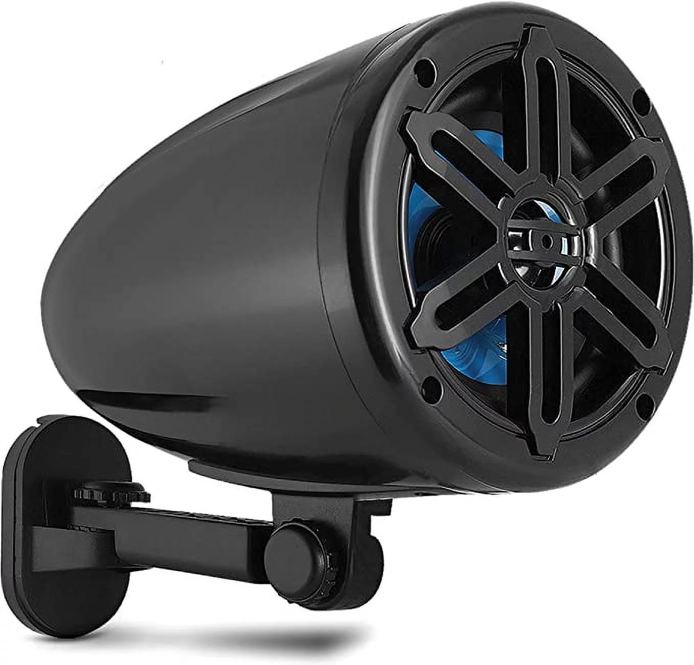 Pyle 5.25?? Waterproof Off-Road Speakers – 180W 2-Way Marine Woofer Sound System w/ 360?? Rotatable Includes Bracket(Black)