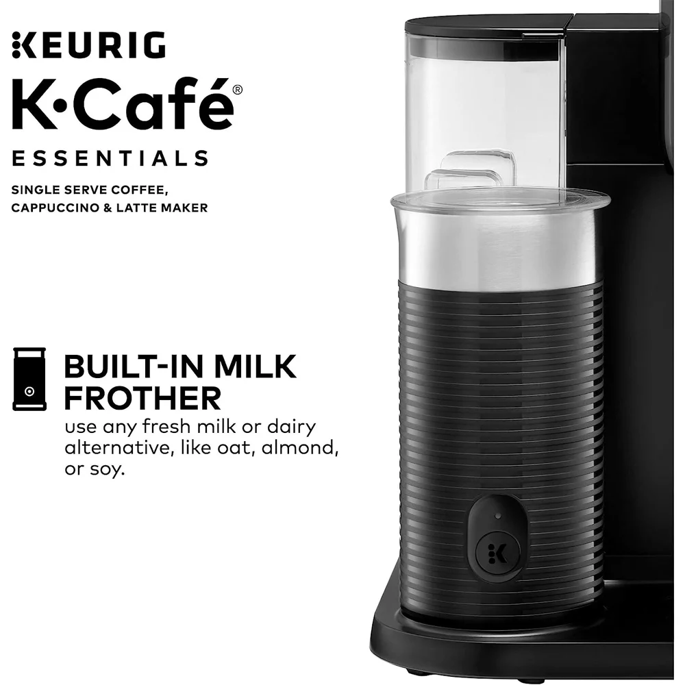 Restored Keurig 5000365473 K-Cafe Essentials Single Serve K-Cup Coffee Maker (Refurbished)