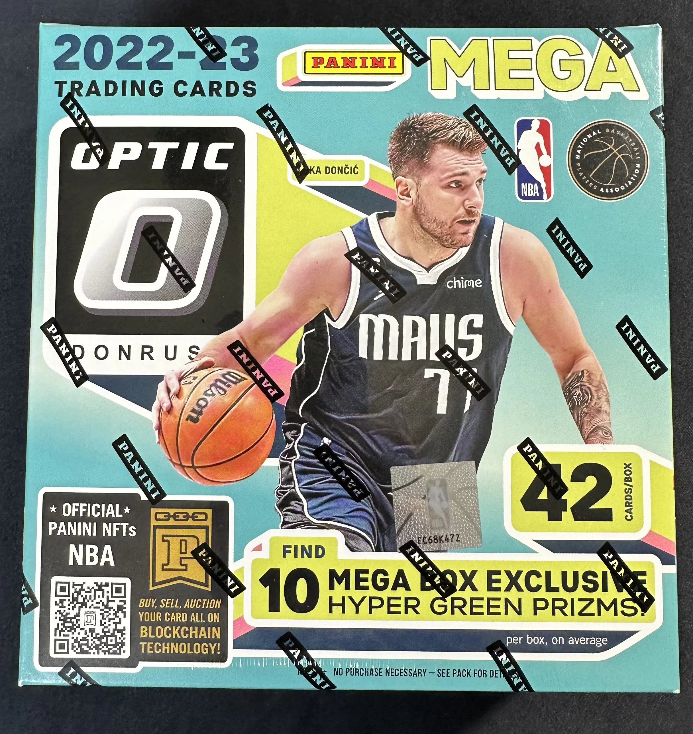 2022-23 Panini Donruss Optic NBA Basketball Trading Cards Mega Box Fanatics Exclusive Hyper Green Prizms