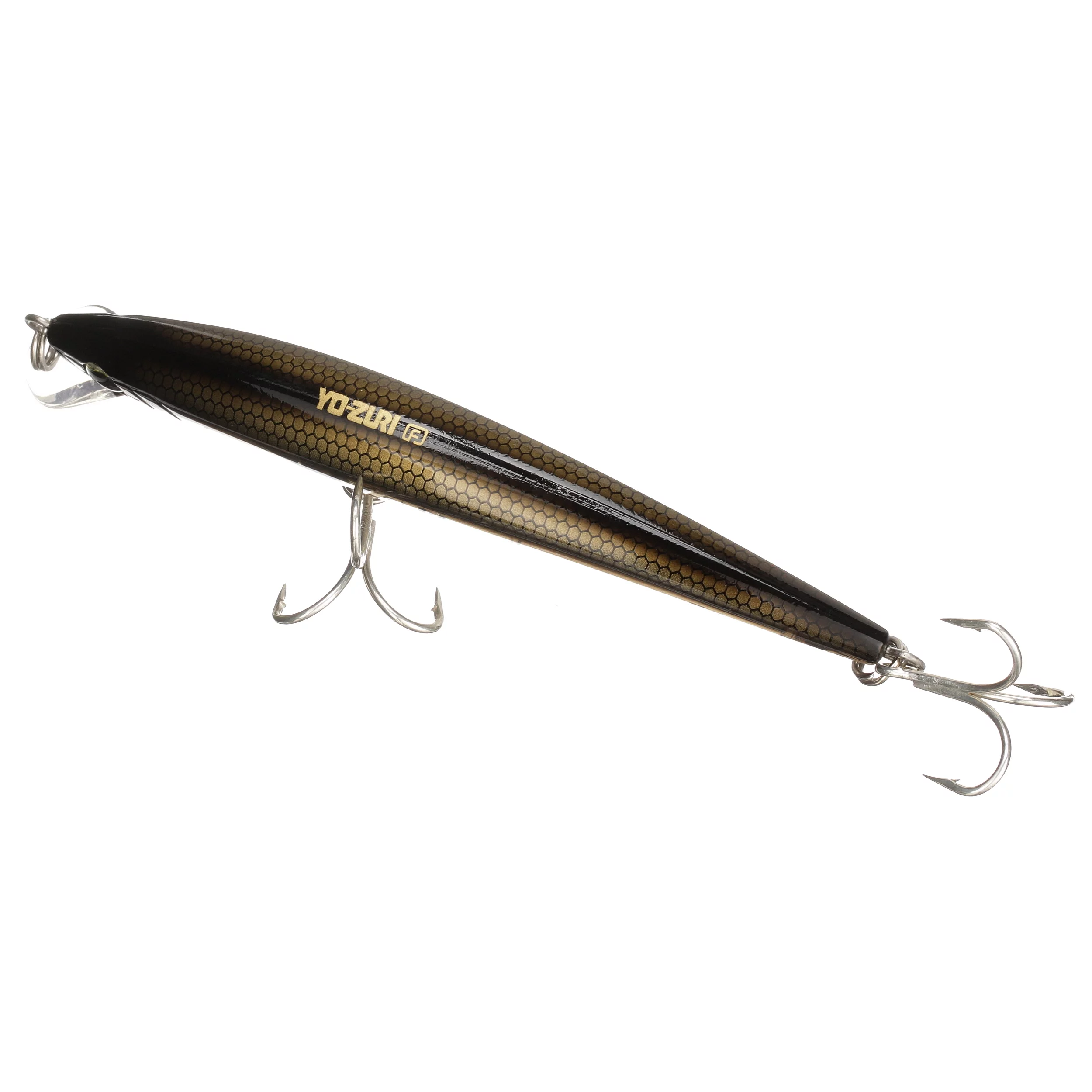 Yo-Zuri Crystal 3D Minnow 5-1/4″ Hard Bait Fishing Lure, Bronze