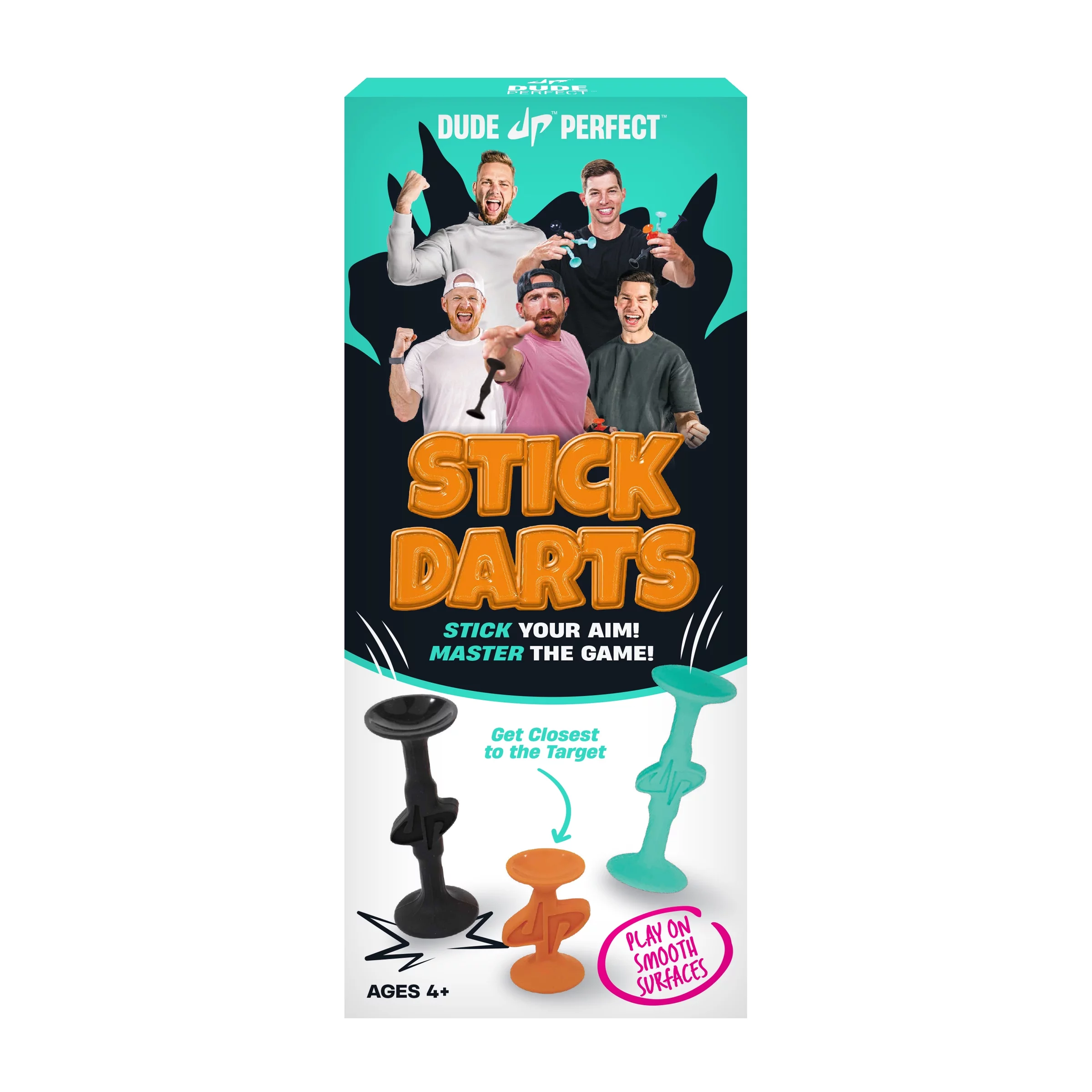 Dude Perfect Stick Darts, Target Toss Game for All Ages