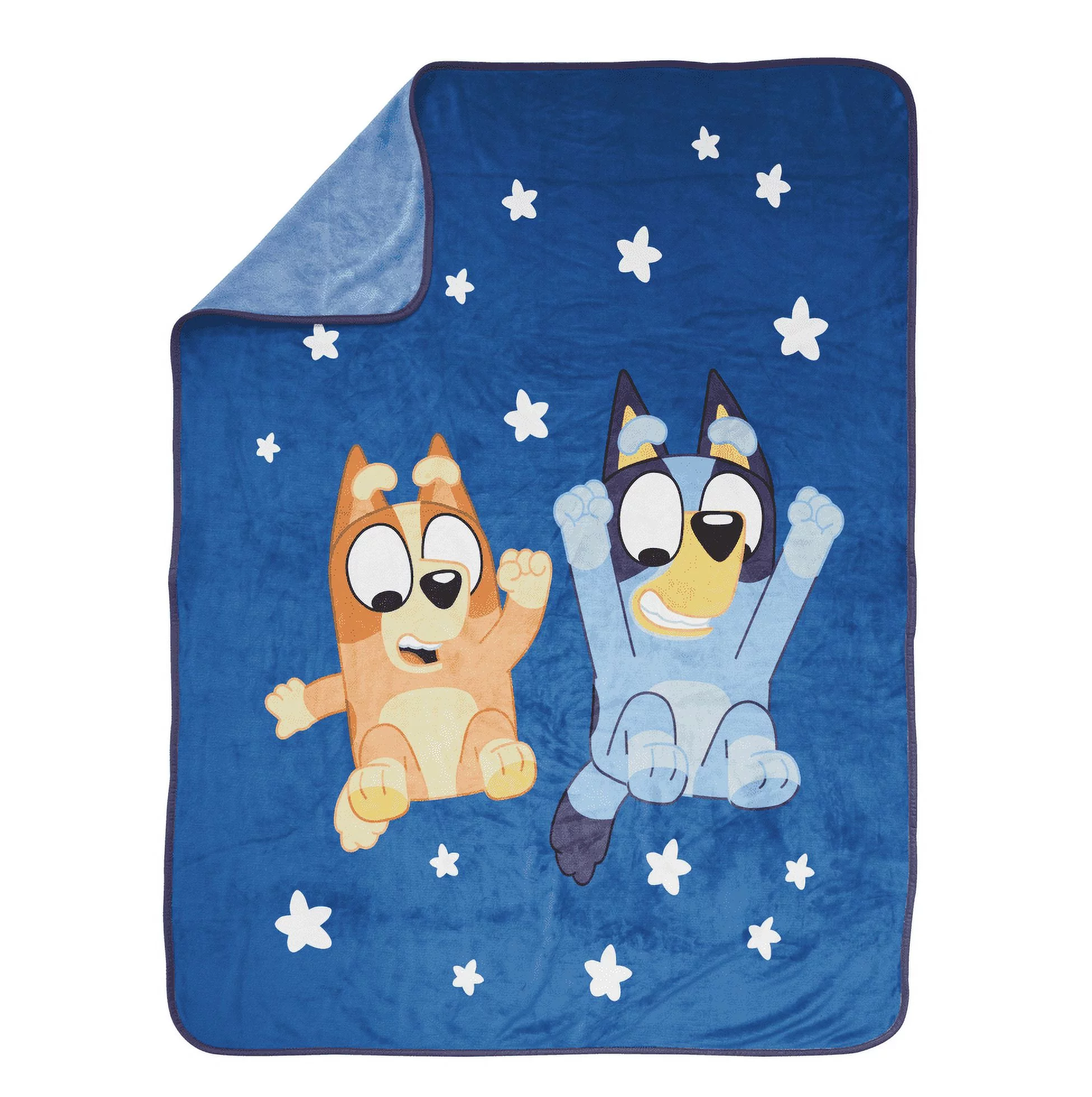 Bluey In The Dream Kids Throw, 46 x 60, Microfiber, Blue, BBC Studios