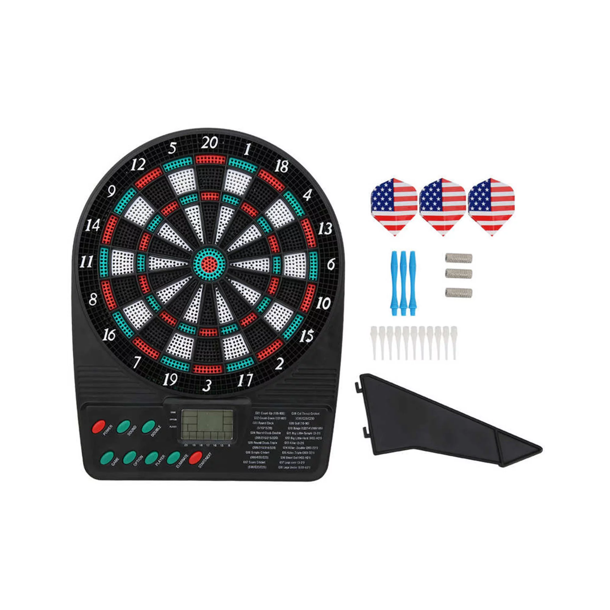 Electronic Dartboard Game Set, LCD Display Automatic Scoring Dart Plate, Scoring Board Home Party Bar Entertainment Games