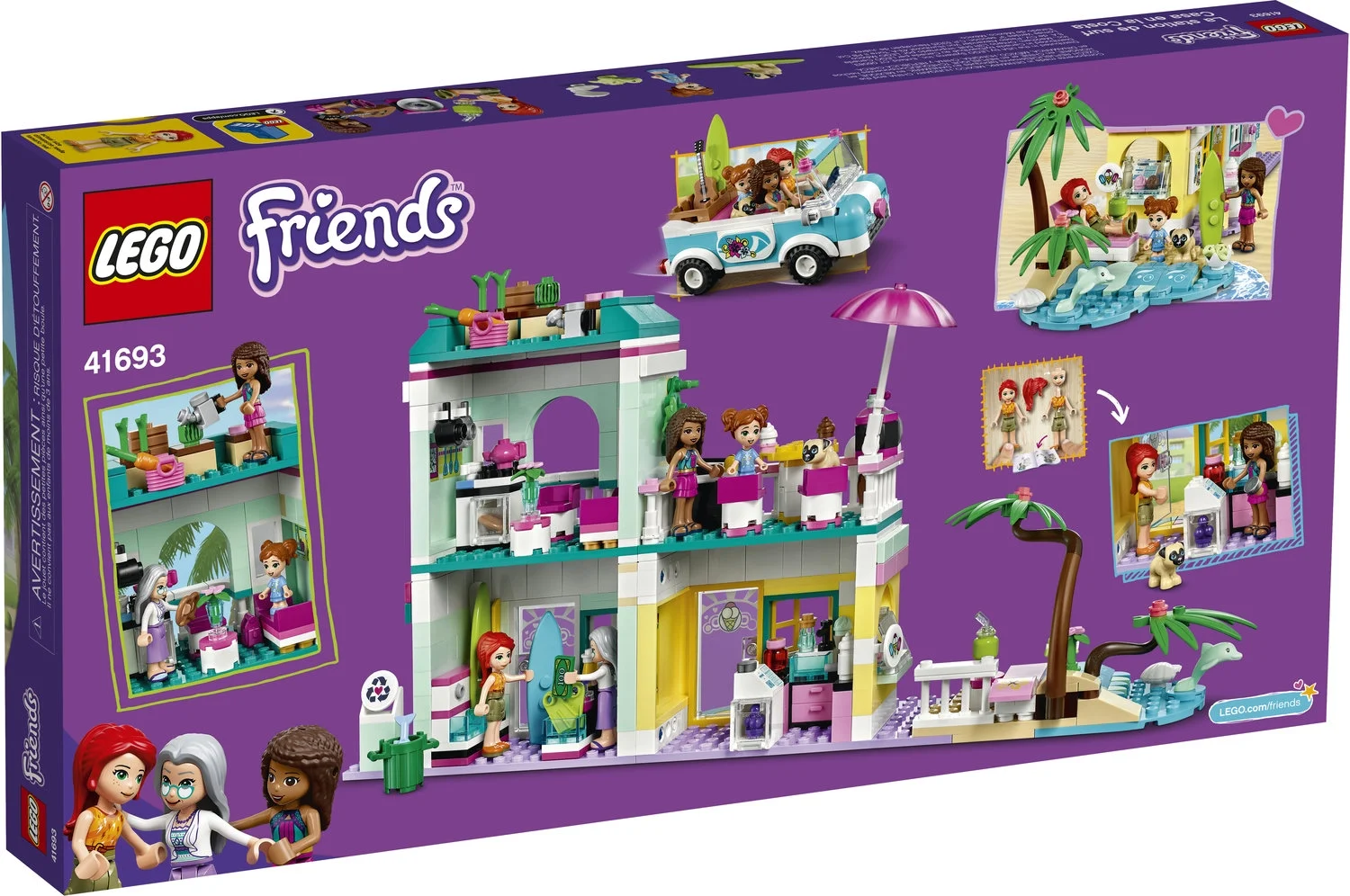 LEGO Friends Surfer Beachfront 76390 Building Kit Buildable Toys (685 Pieces)