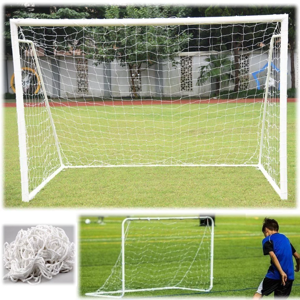 Yosoo Full Size Football Soccer Net Sports Replacement Soccer Goal Post Net for Sports Match Training, Goal Net, Soccer Equipment