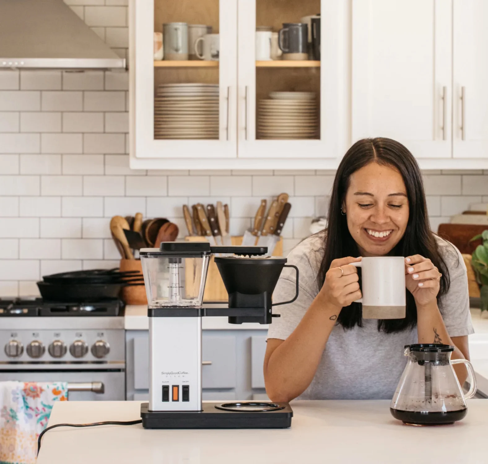 SimplyGoodCoffee Brewer – The best automatic drip coffee flavor possible at the flip of a switch