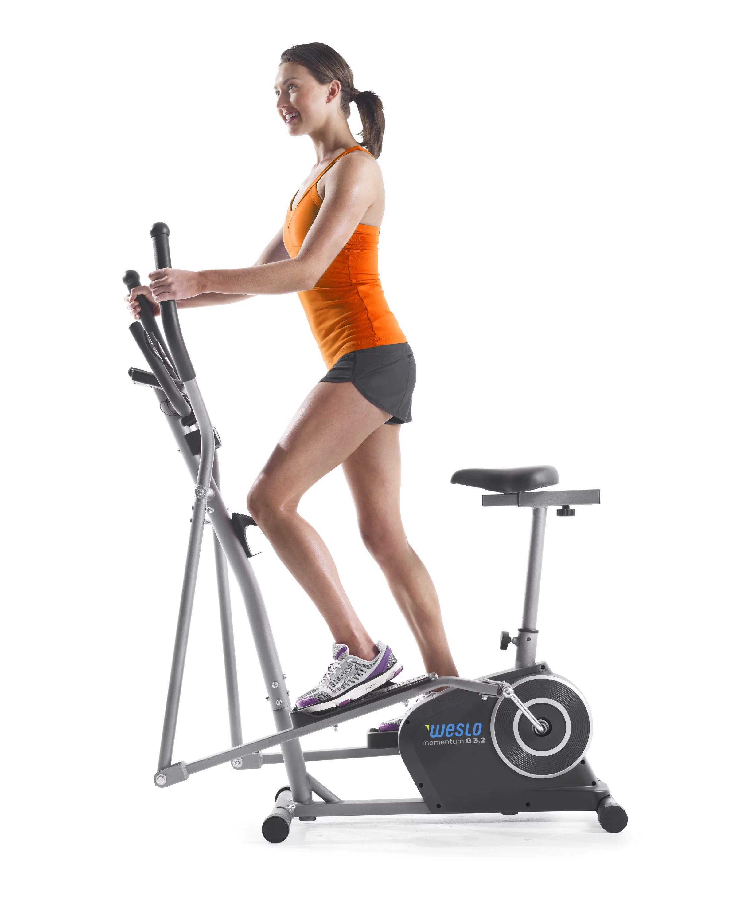 Weslo Momentum G 3.2 Bike and Elliptical Hybrid Trainer with LCD Window Display and 250 lb. Weight Capacity