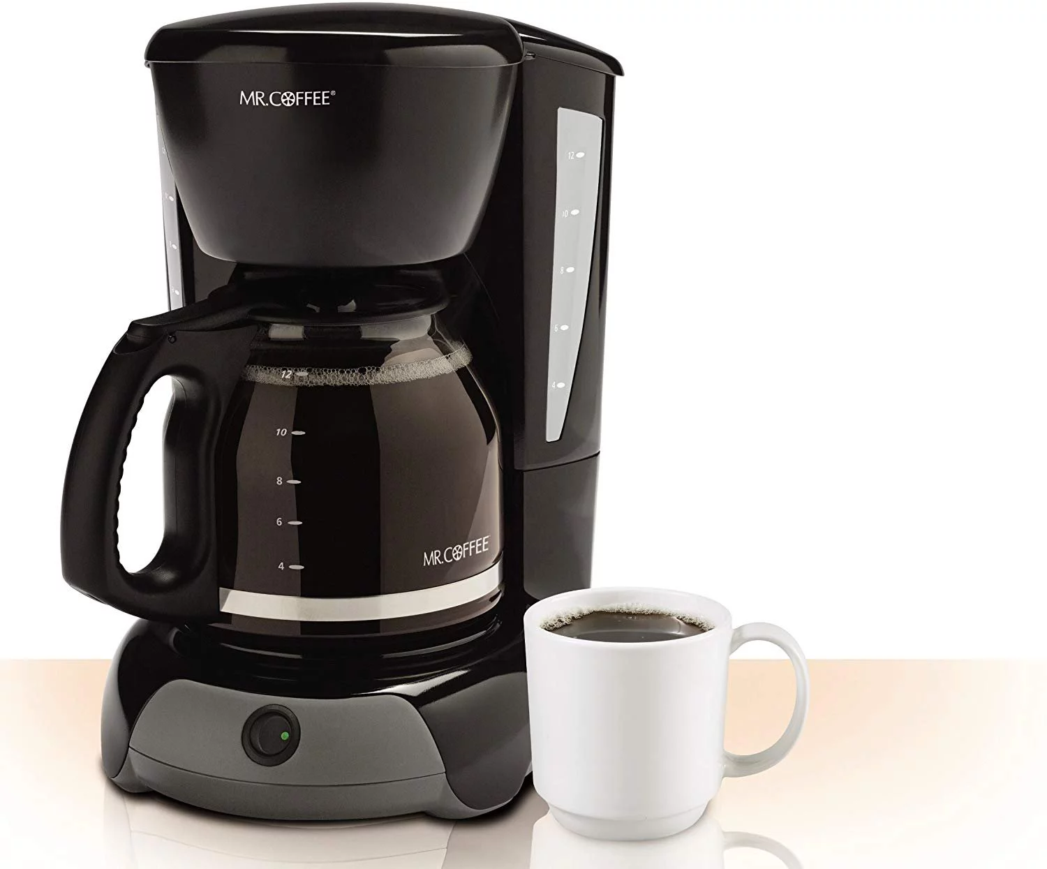 Mr. Coffee VB12  12-Cup Switch Coffeemaker, White