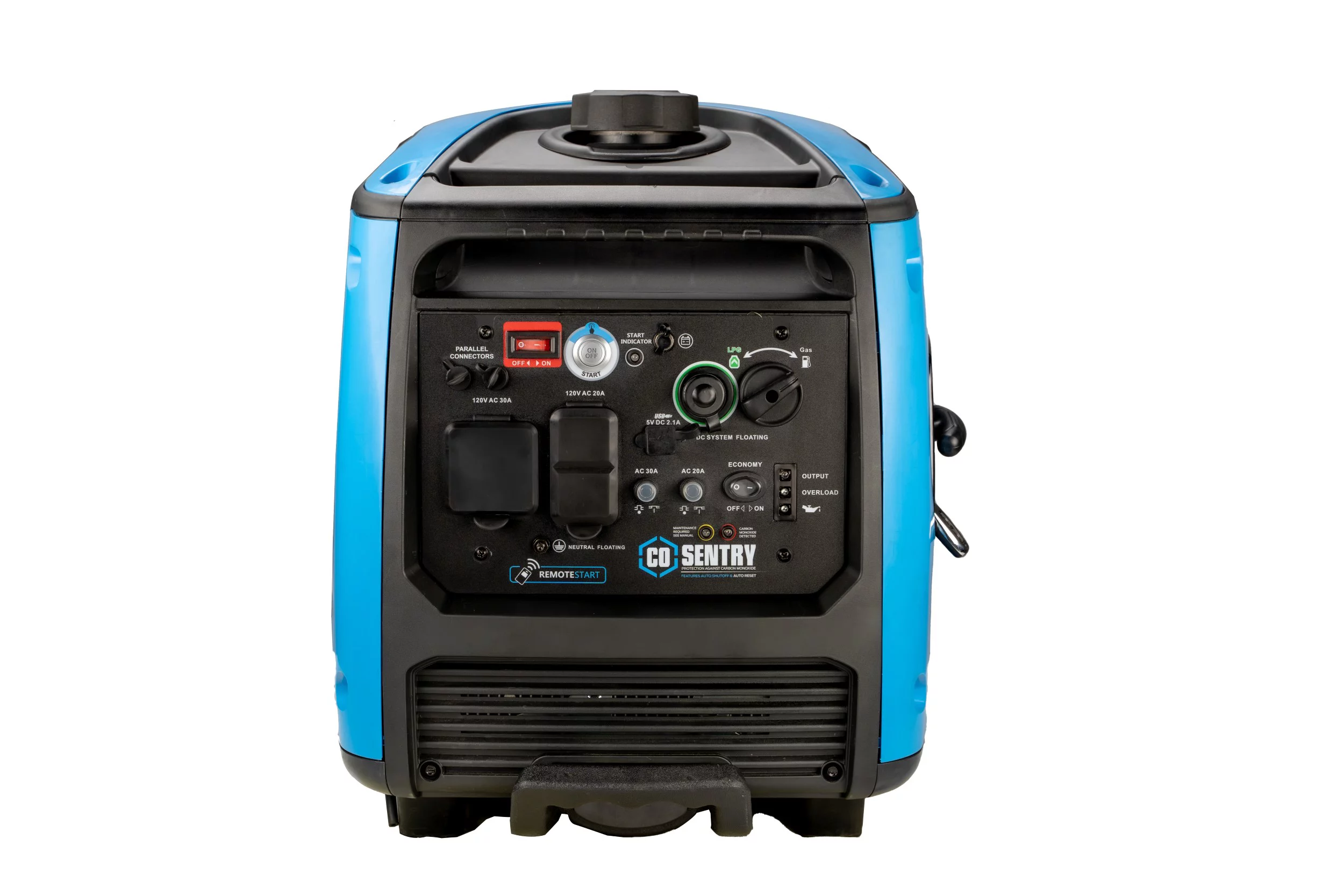 Pulsar 4,500-Watt Dual-Fuel Inverter Generator with Remote Start and CO Sentry