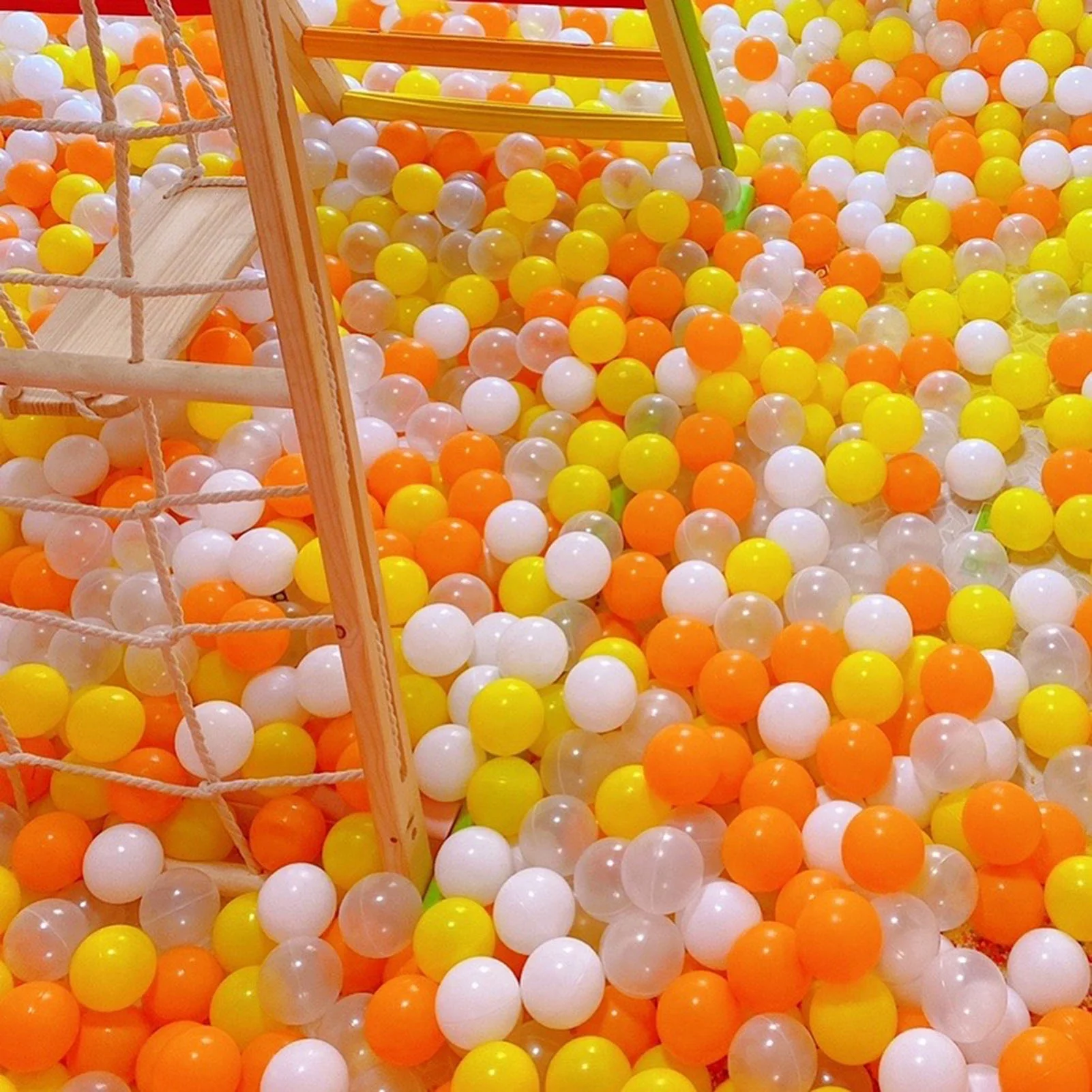 Skindy 100 Ball Pit Balls Crush Proof Plastic Ball Children’s Toy Bals Macaron Ocean Balls for Play Tent