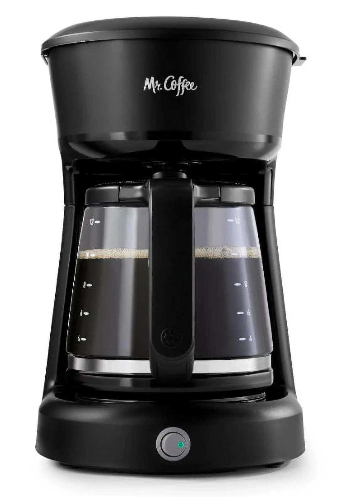 Mr. Coffee Simple Brew 12-Cup Switch Coffee Maker, Black