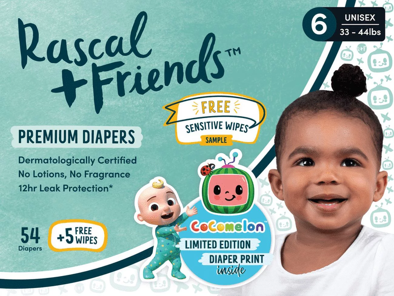 Rascal + Friends Diapers CoComelon Edition (Select for More Options)