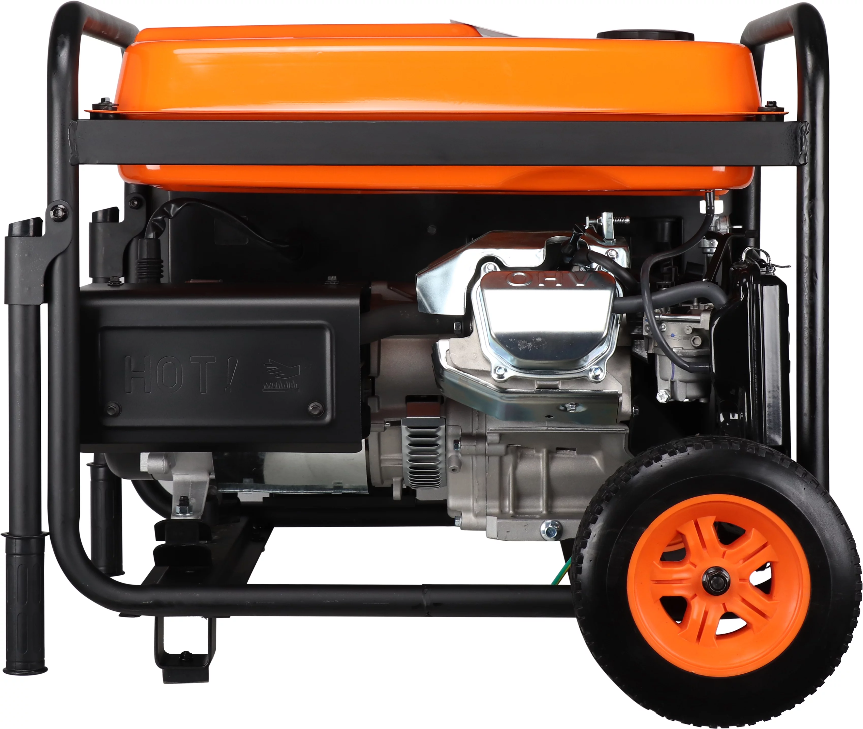 Genkins GKJ12000E 12000 Watt Portable Generator W/ Electric Starter Wheel Handle Included Heavy Duty Recreation Emergency Power Back up