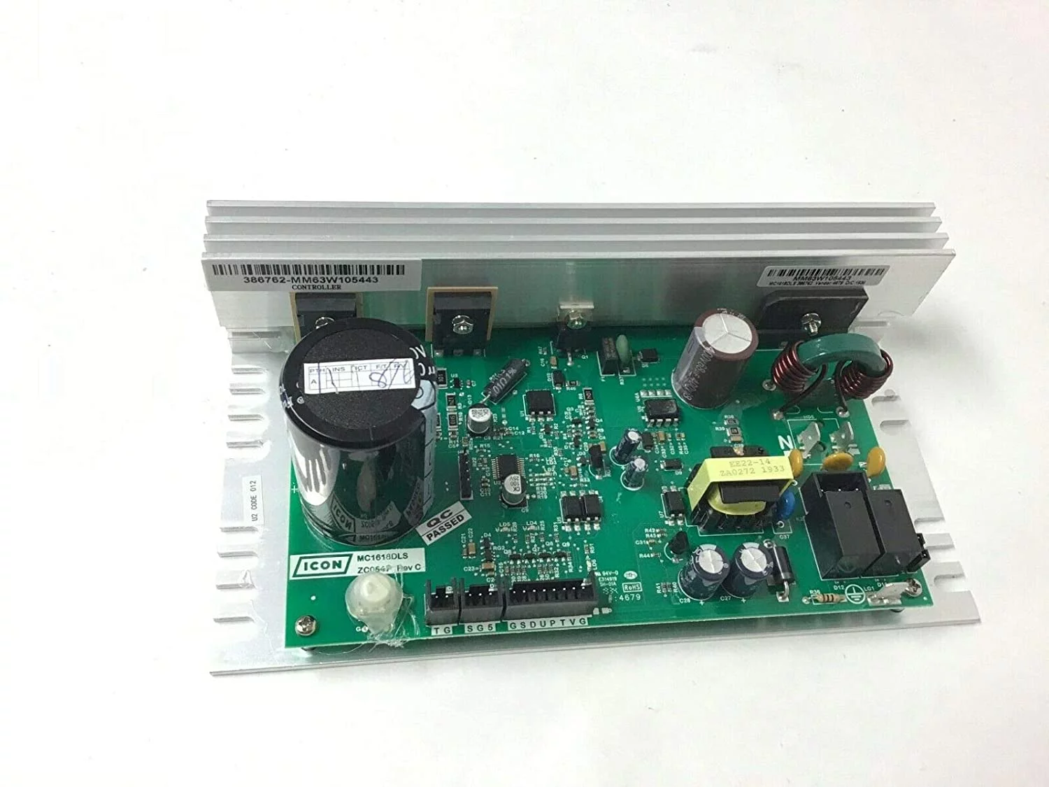 Icon Health & Fitness, Inc. Lower Motor Control Board Controller 391566 or MC1618DLS Works W NordicTrack ProForm Treadmill