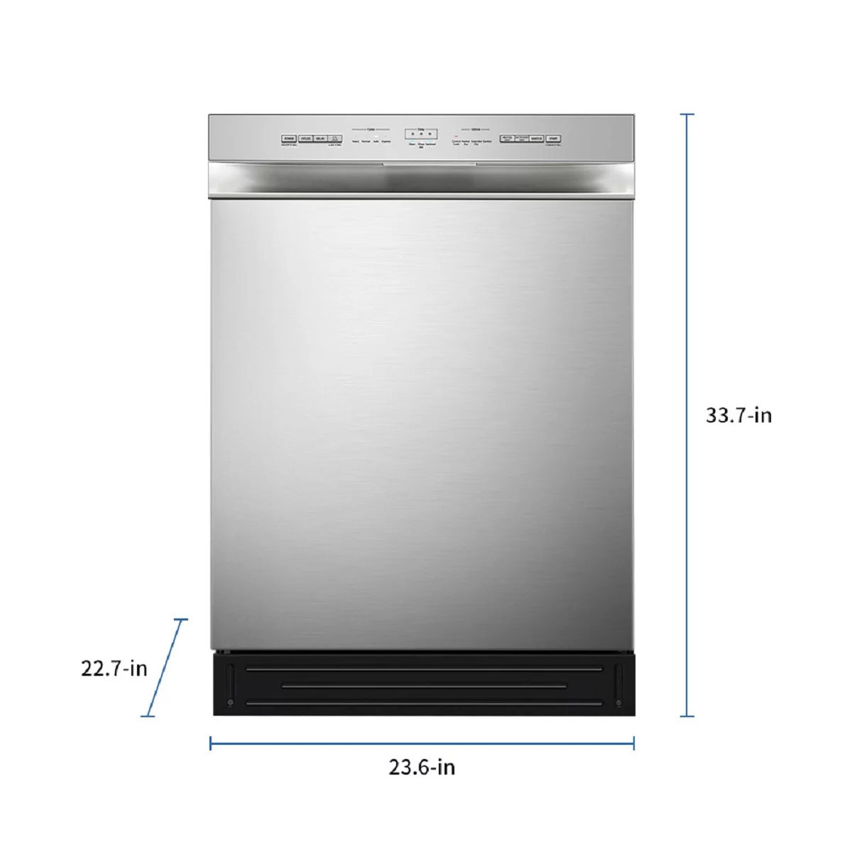 Midea 52 dBA 24″ Built-In Dishwasher with Extended Dry