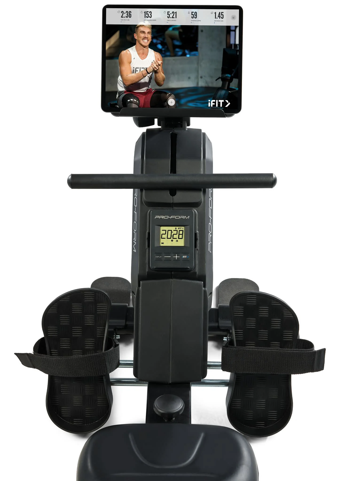 ProForm 550R; Rower with Large LCD Display, Built-In Tablet Holder and SpaceSaver Design