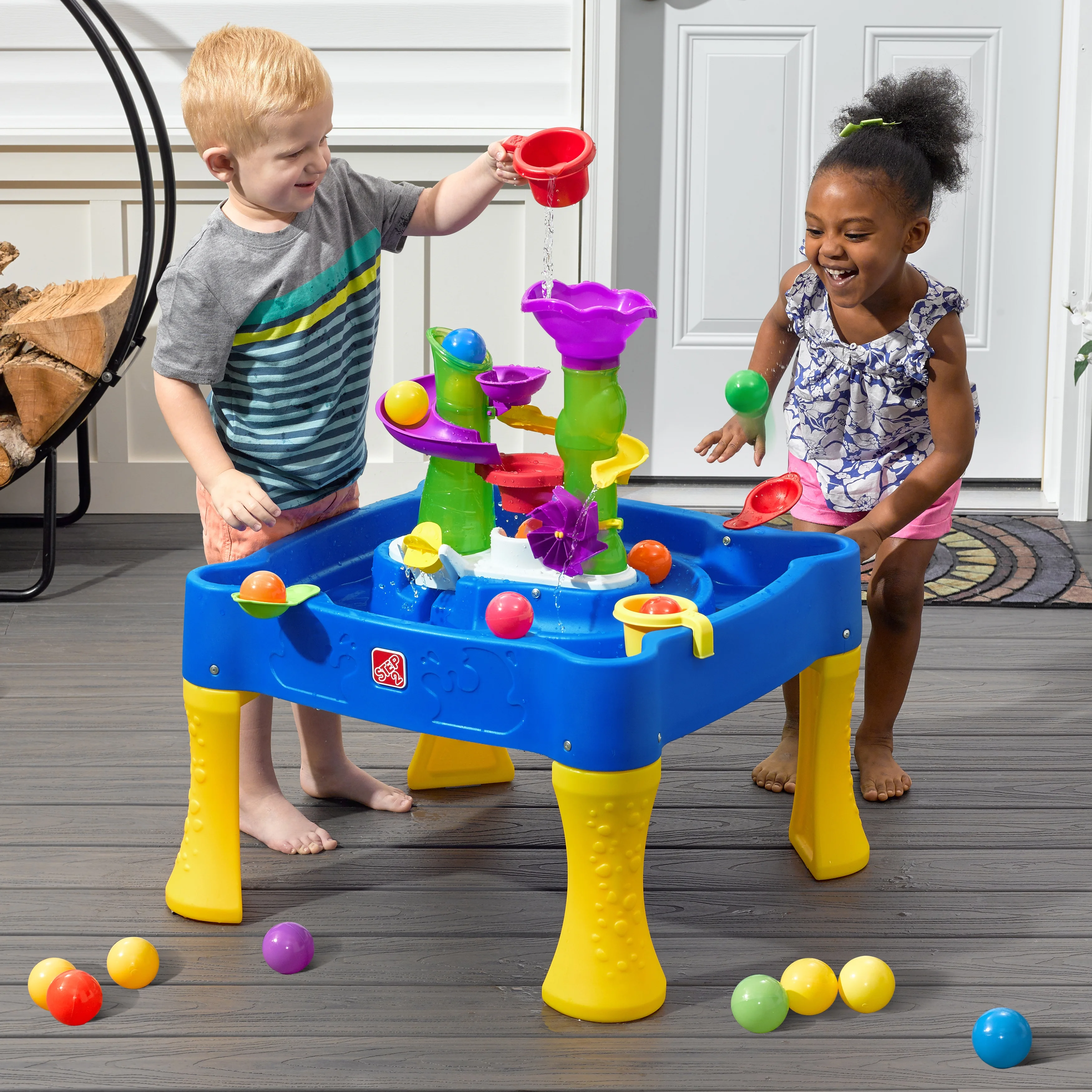 Step2 Rise and Fall Toddler Blue Water & Ball Table