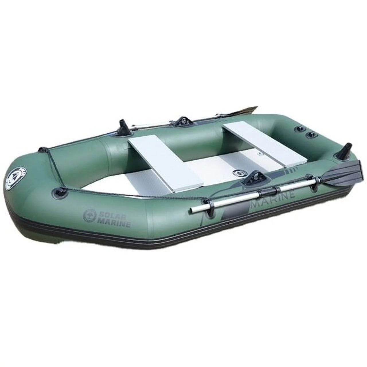 2.3m 0.7MM PVC inflatable rowing boats for 2-3 person fishing tools laminated wear resistant with oars and pump