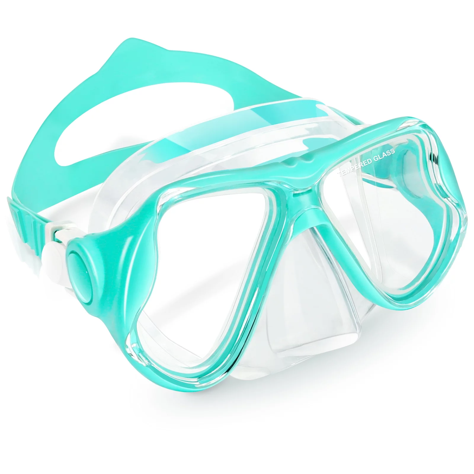 EverSport Swimming Goggles Diving Mask with Tempered Glasses for Adult Youth Unisex Swim Goggle High Nose Cover