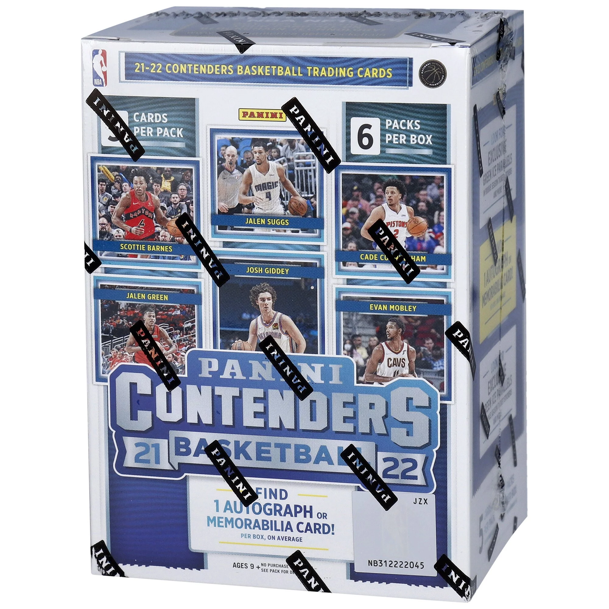 2021-2022 Panini Contenders Basketball Fanatics Exclusive Blaster Box