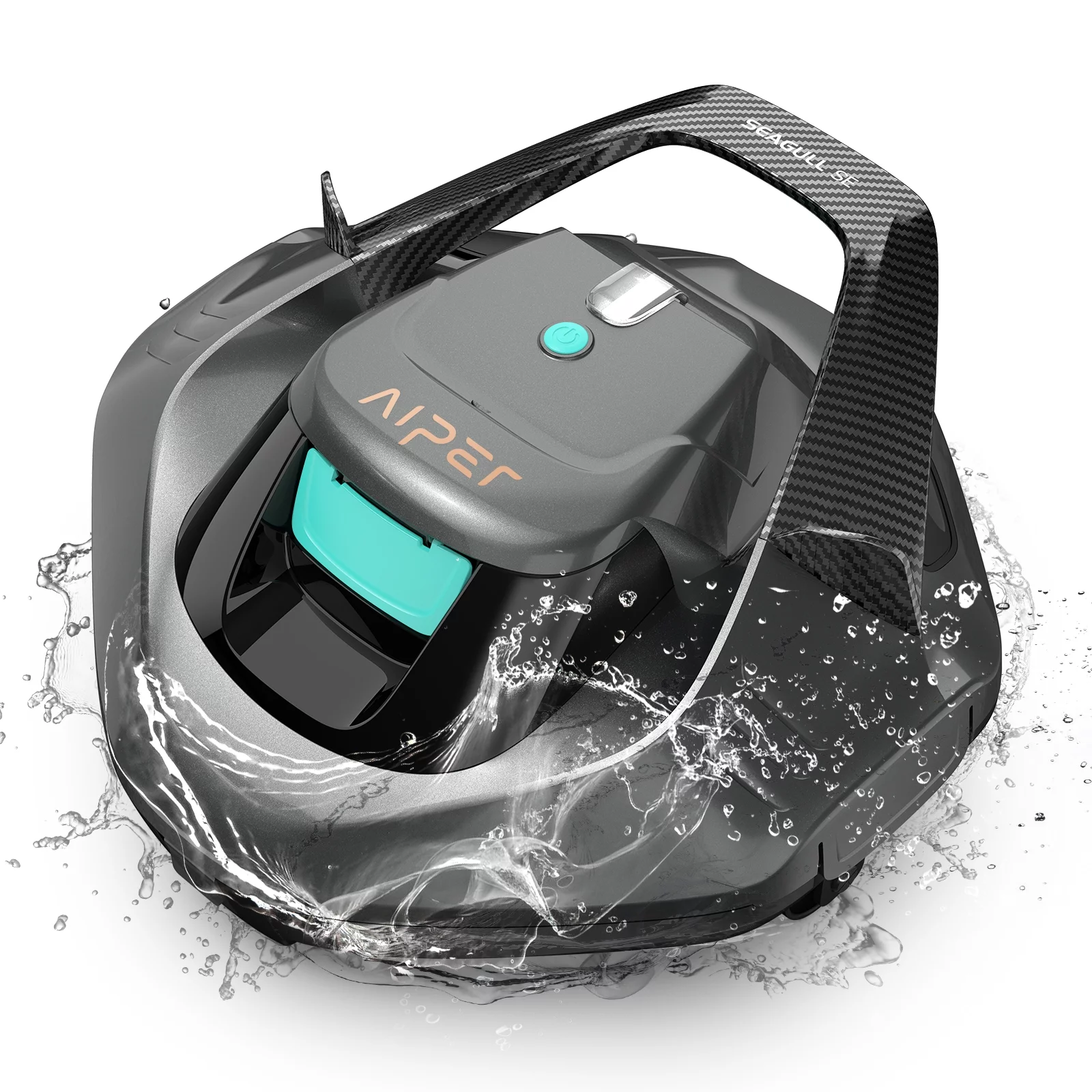 AIPER Cordless Robotic Automatic Pool Cleaner Vacuum with Chemical Dispensers for Inground & Above Ground Swimming Pools with a Flat Floor