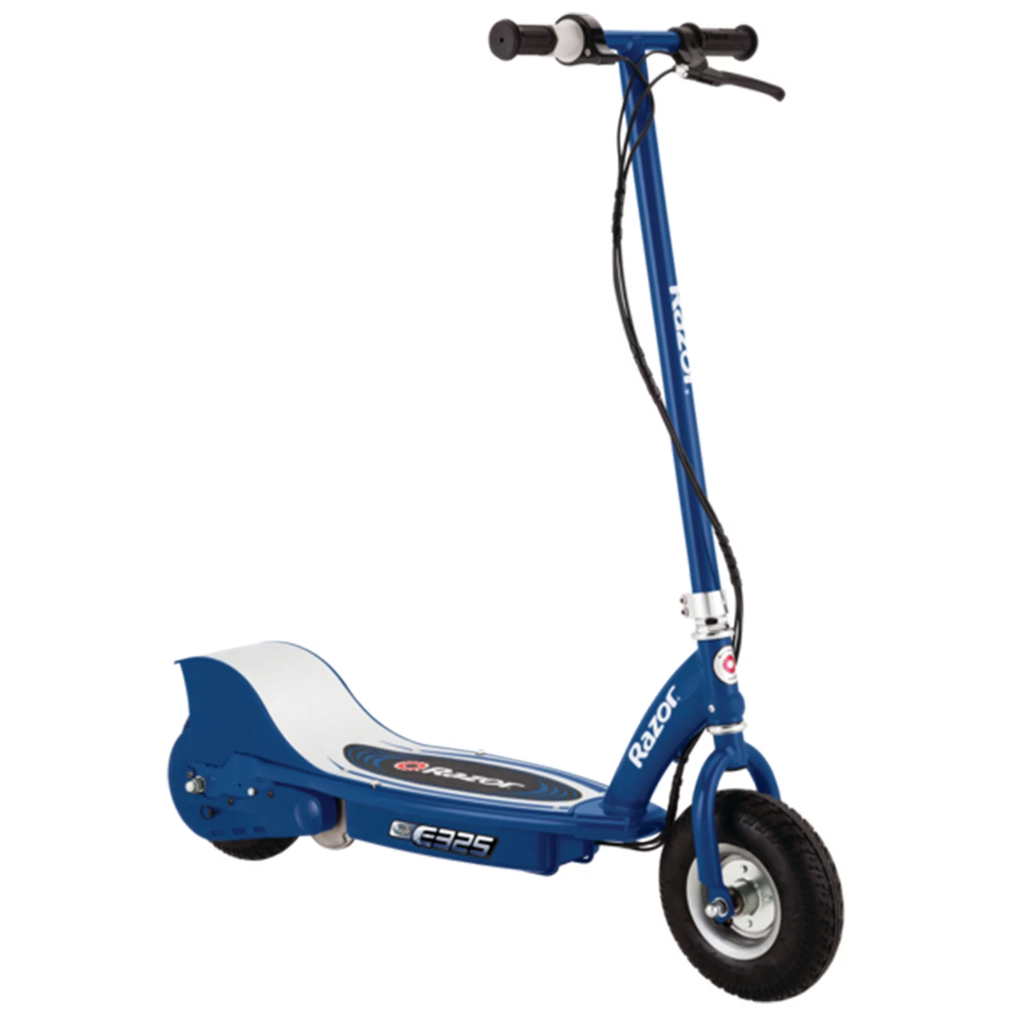 Razor E325 Adult Ride-On 24V High-Torque Motor Electric Powered Scooter, White