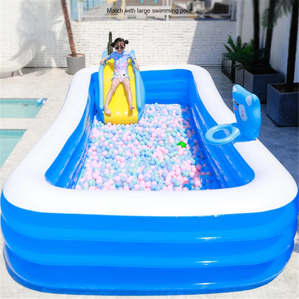 Rinhoo Water Slide Pool Party Kids Inflatable PVC Slide Indoor Outdoor Children Water Playing Toy